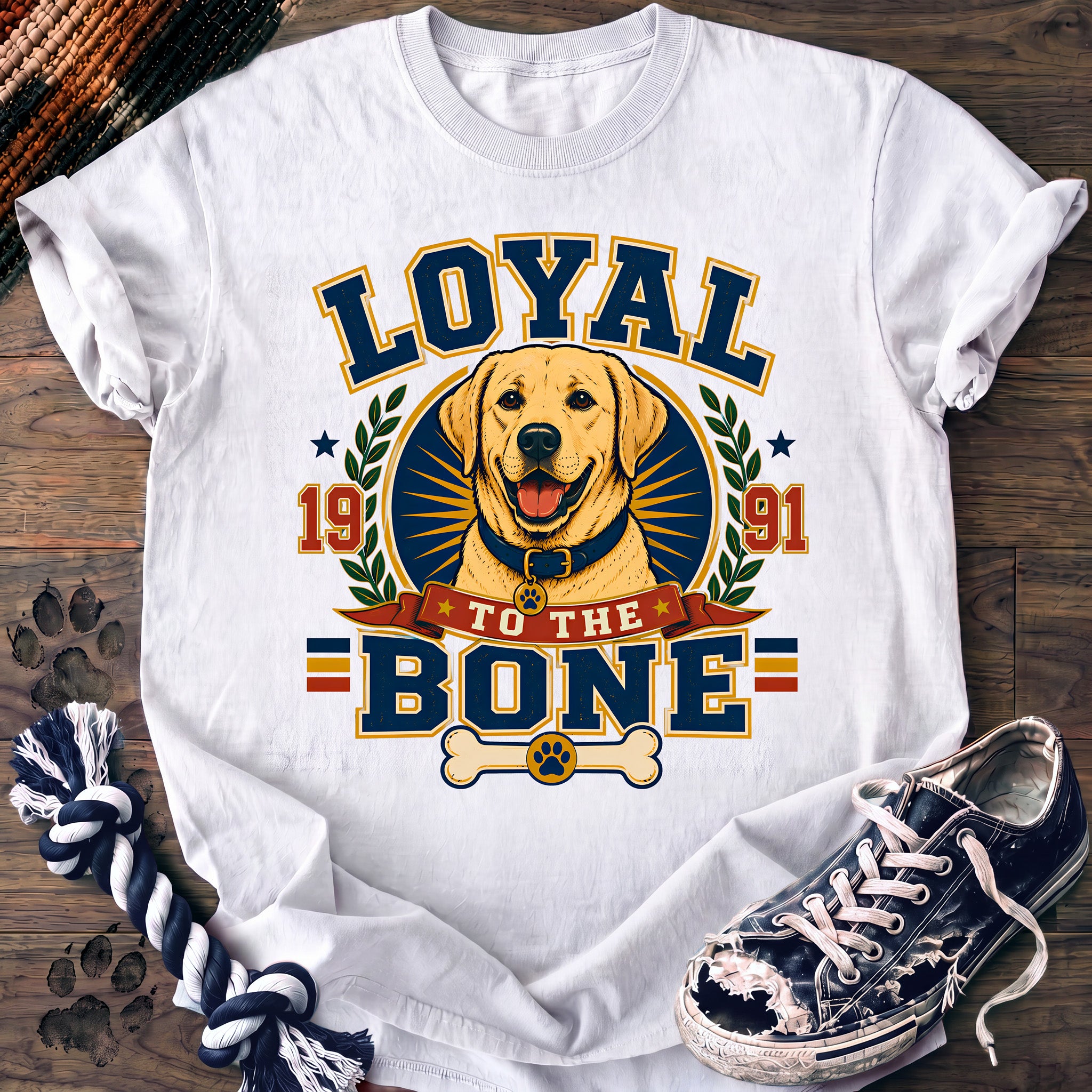 PAWSSION CLUB t-shirt in White color - SKU PC-0050