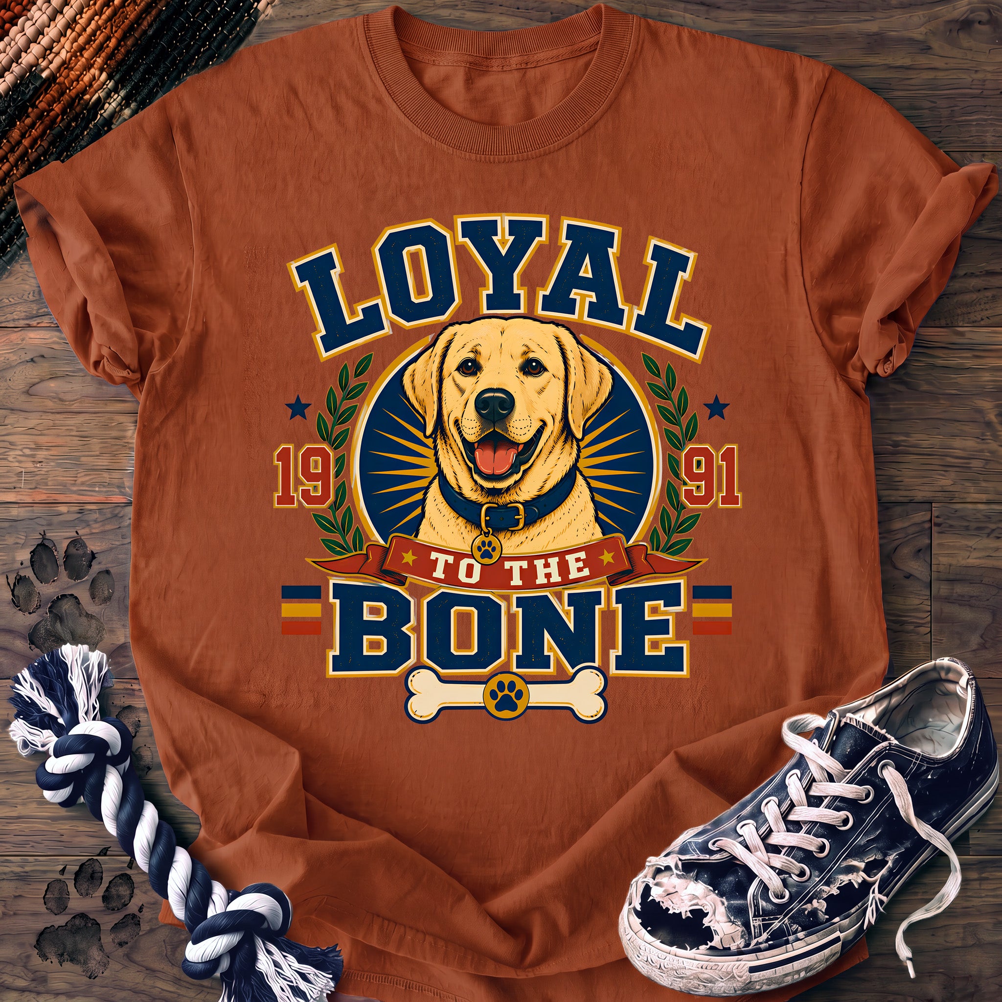 PAWSSION CLUB t-shirt in Yam color - SKU PC-0050