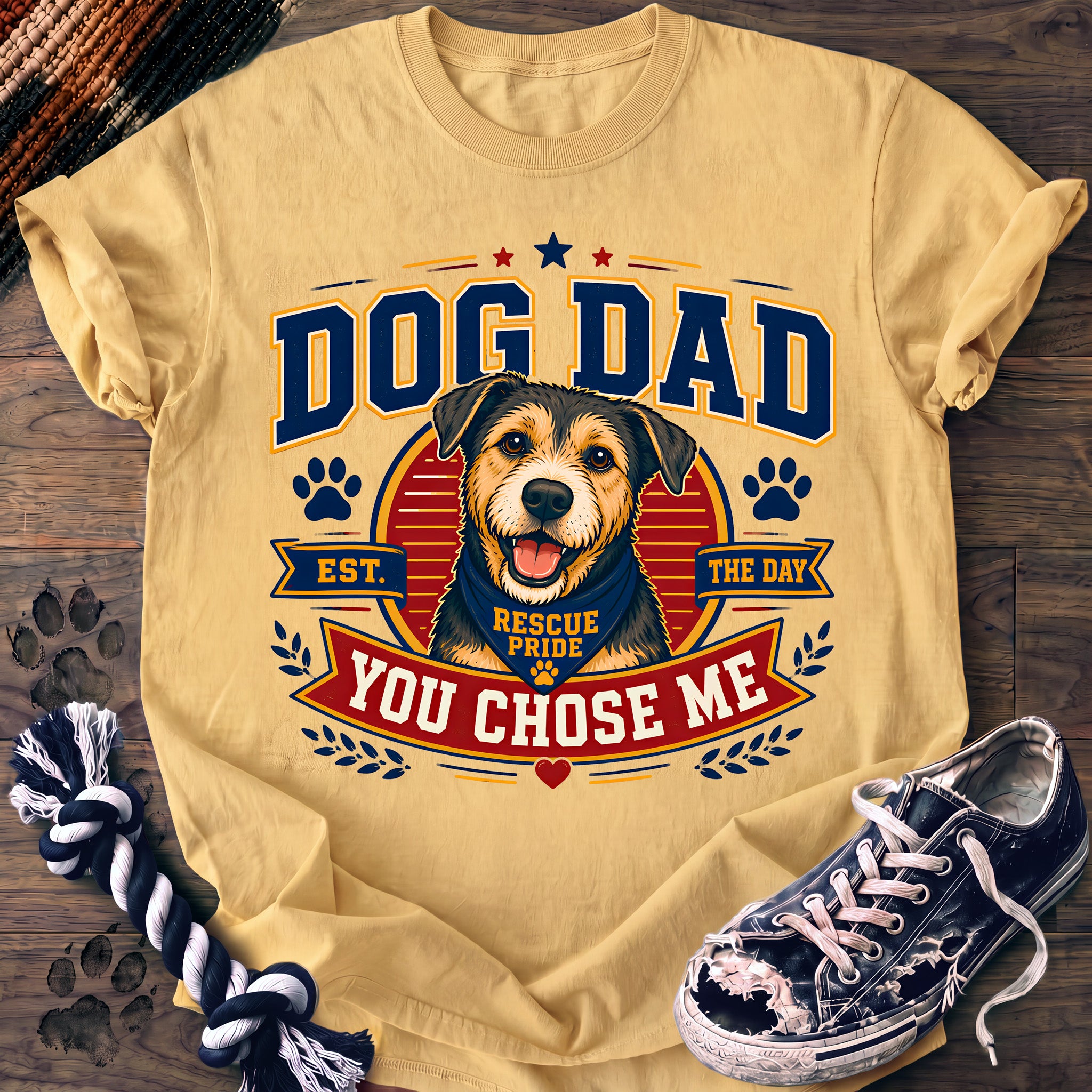 PAWSSION CLUB t-shirt in Butter color - SKU PC-0052