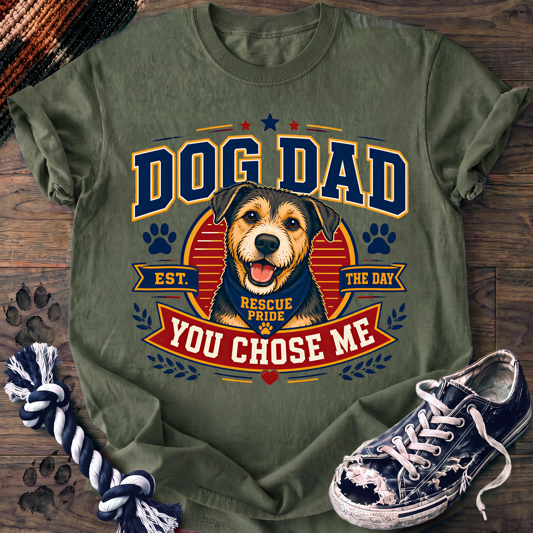 PAWSSION CLUB t-shirt in LightGreen color - SKU PC-0052