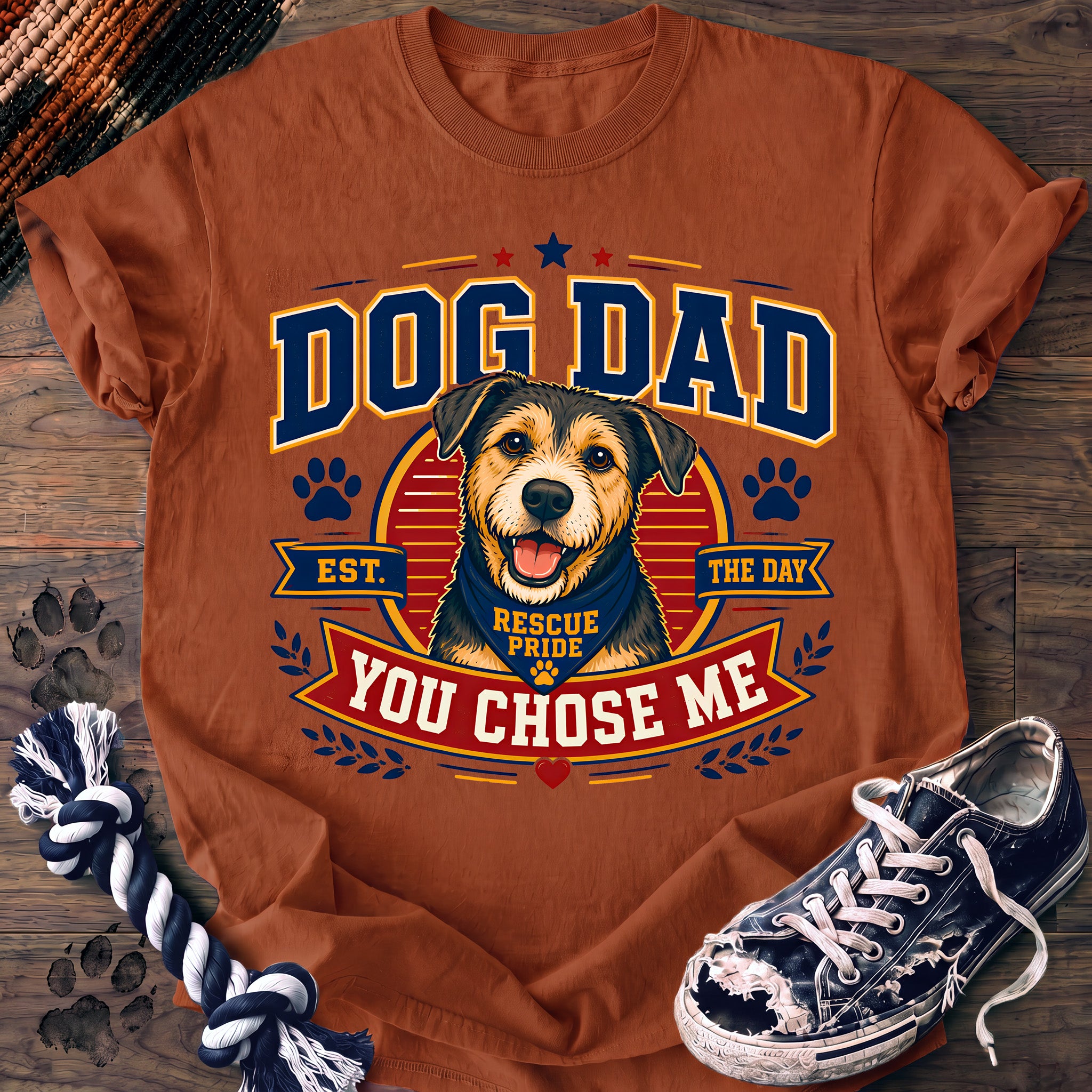 PAWSSION CLUB t-shirt in Yam color - SKU PC-0052