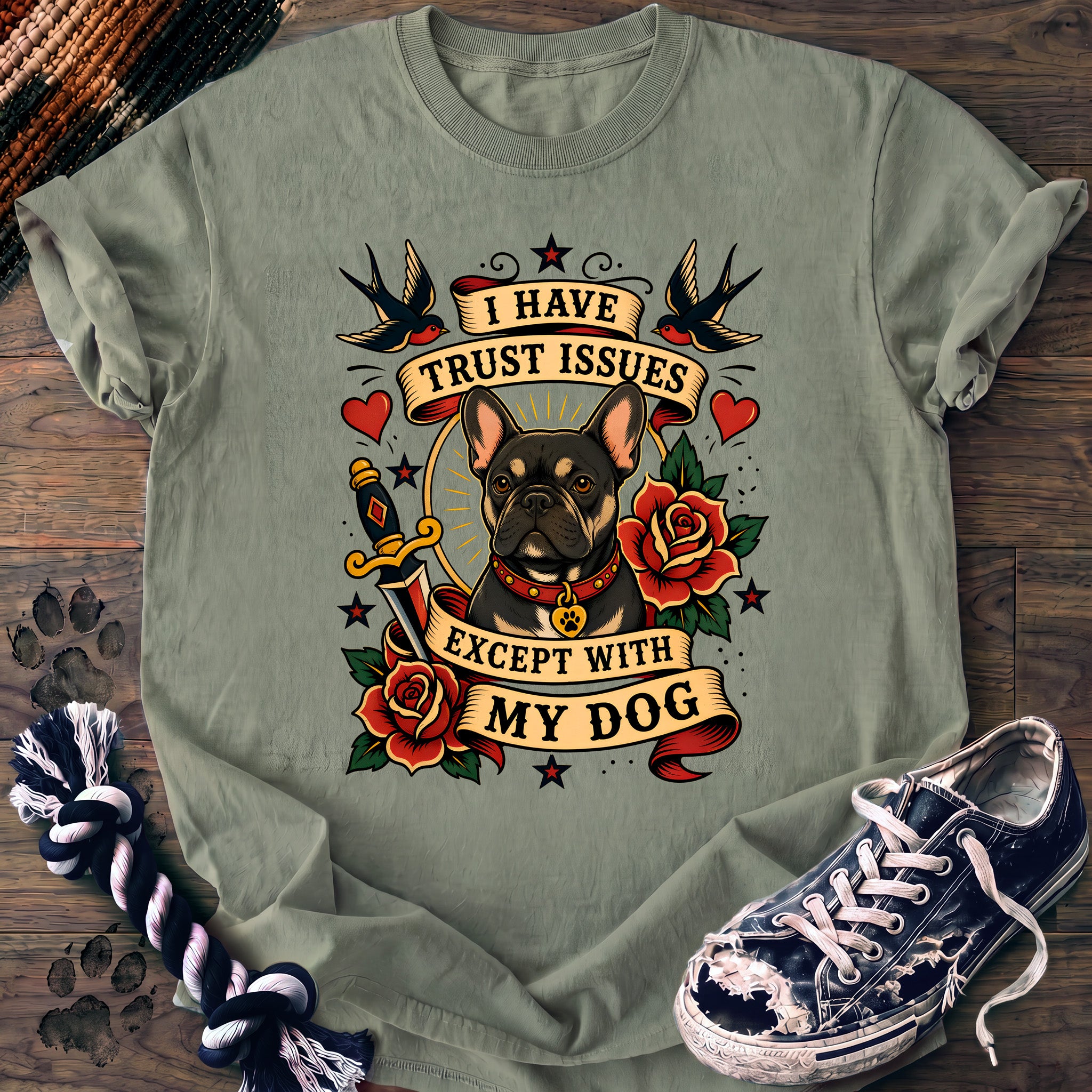 PAWSSION CLUB t-shirt in Bay color - SKU PC-0053