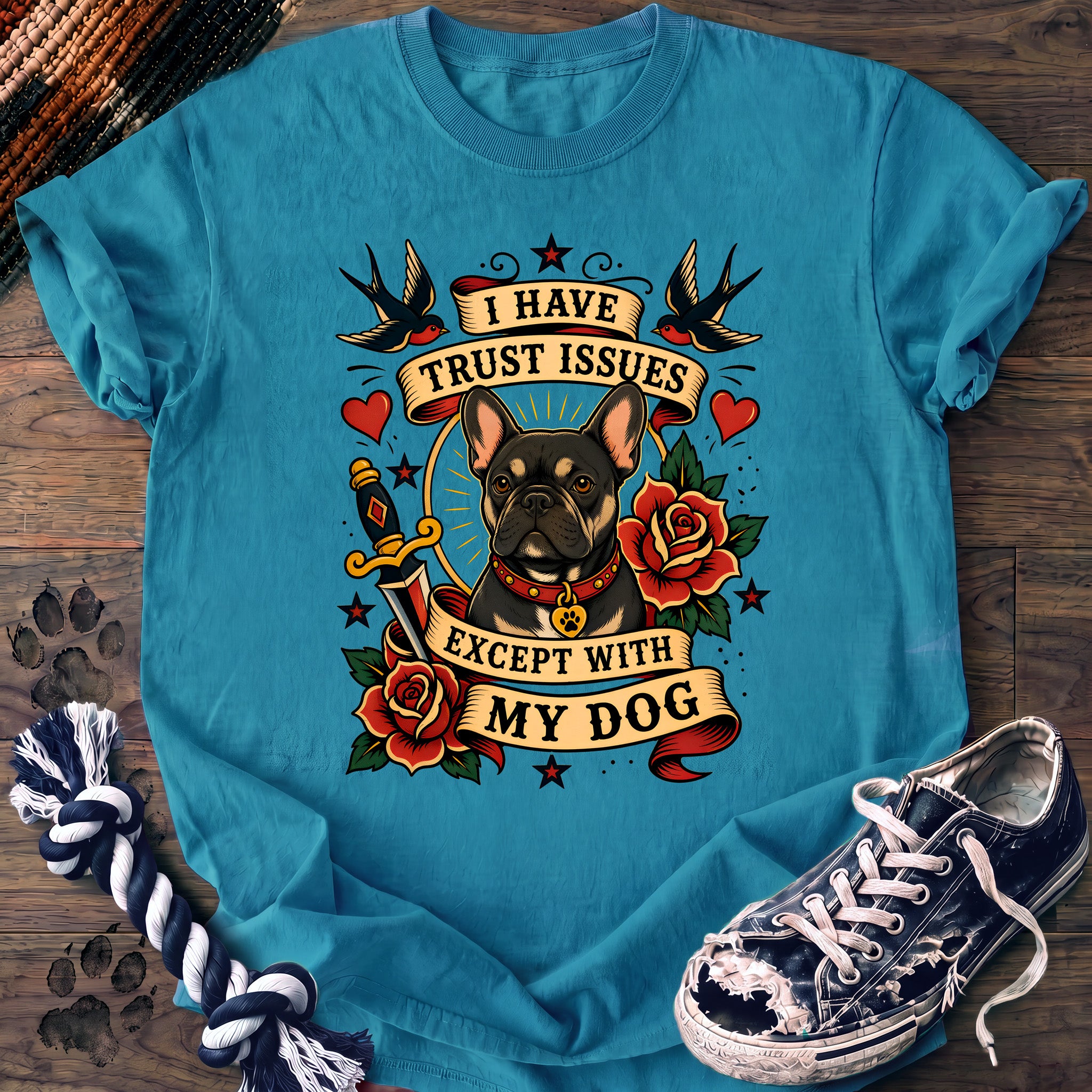 PAWSSION CLUB t-shirt in Sapphire color - SKU PC-0053