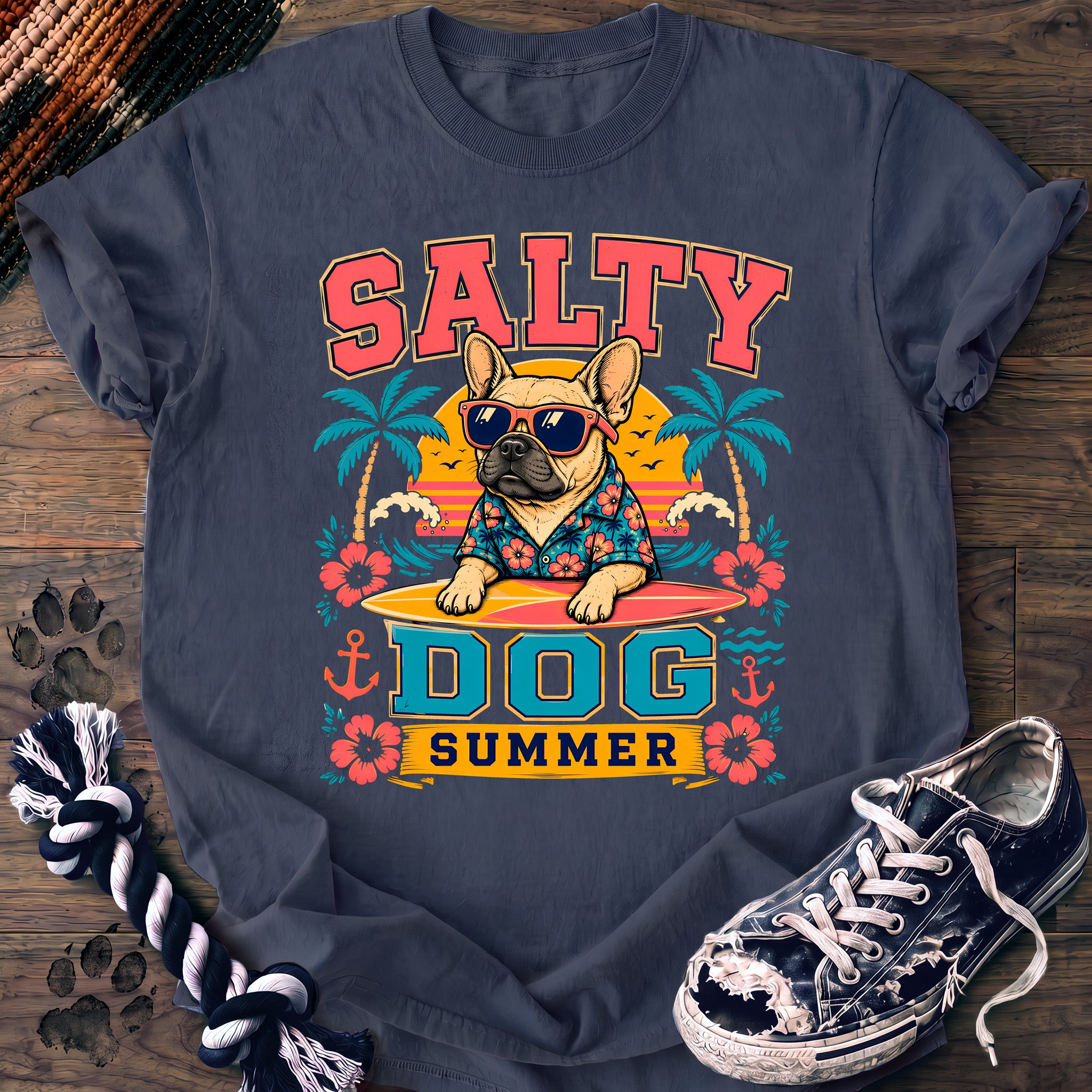 PAWSSION CLUB t-shirt in BlueJean color - SKU PC-0054