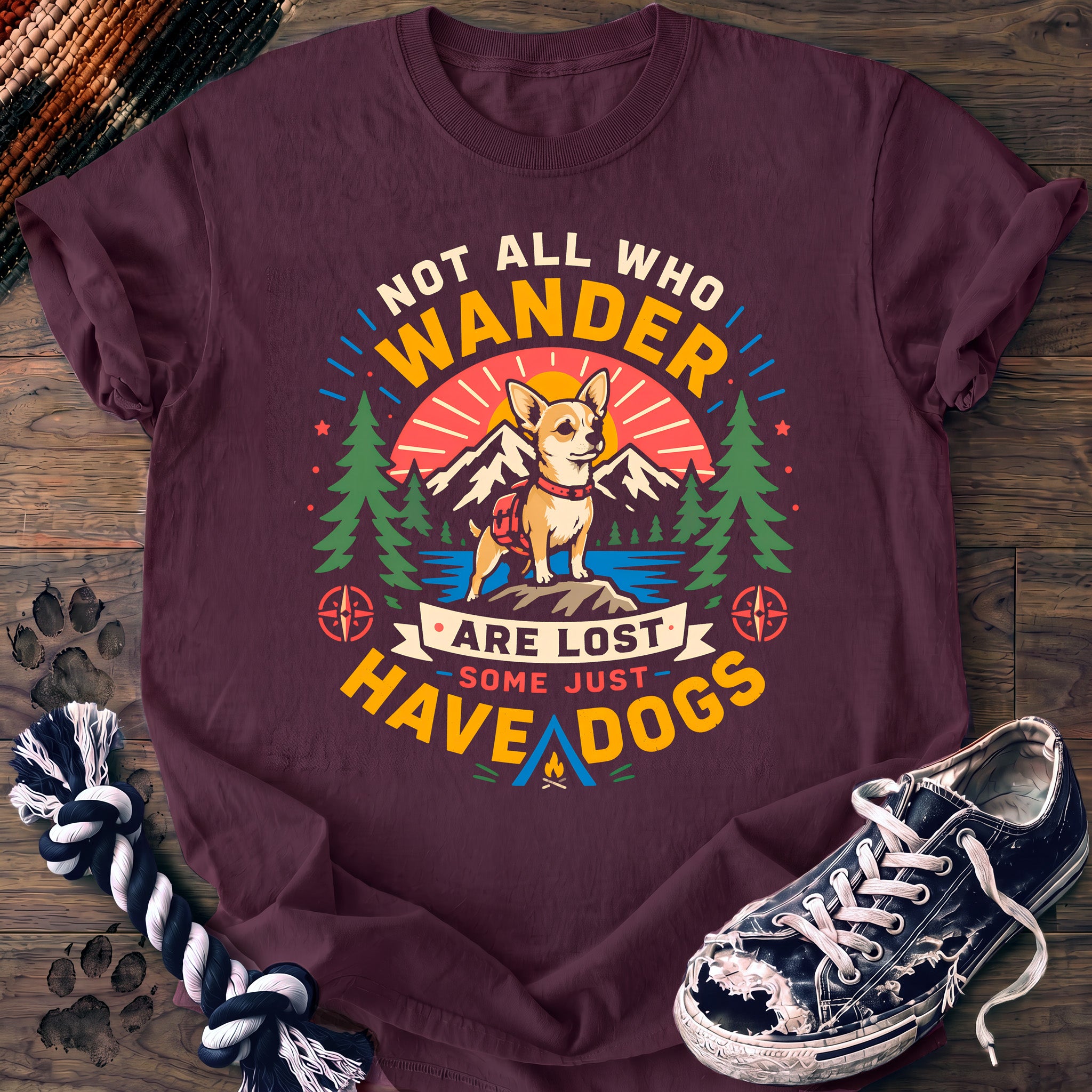 PAWSSION CLUB t-shirt in Berry color - SKU PC-0055