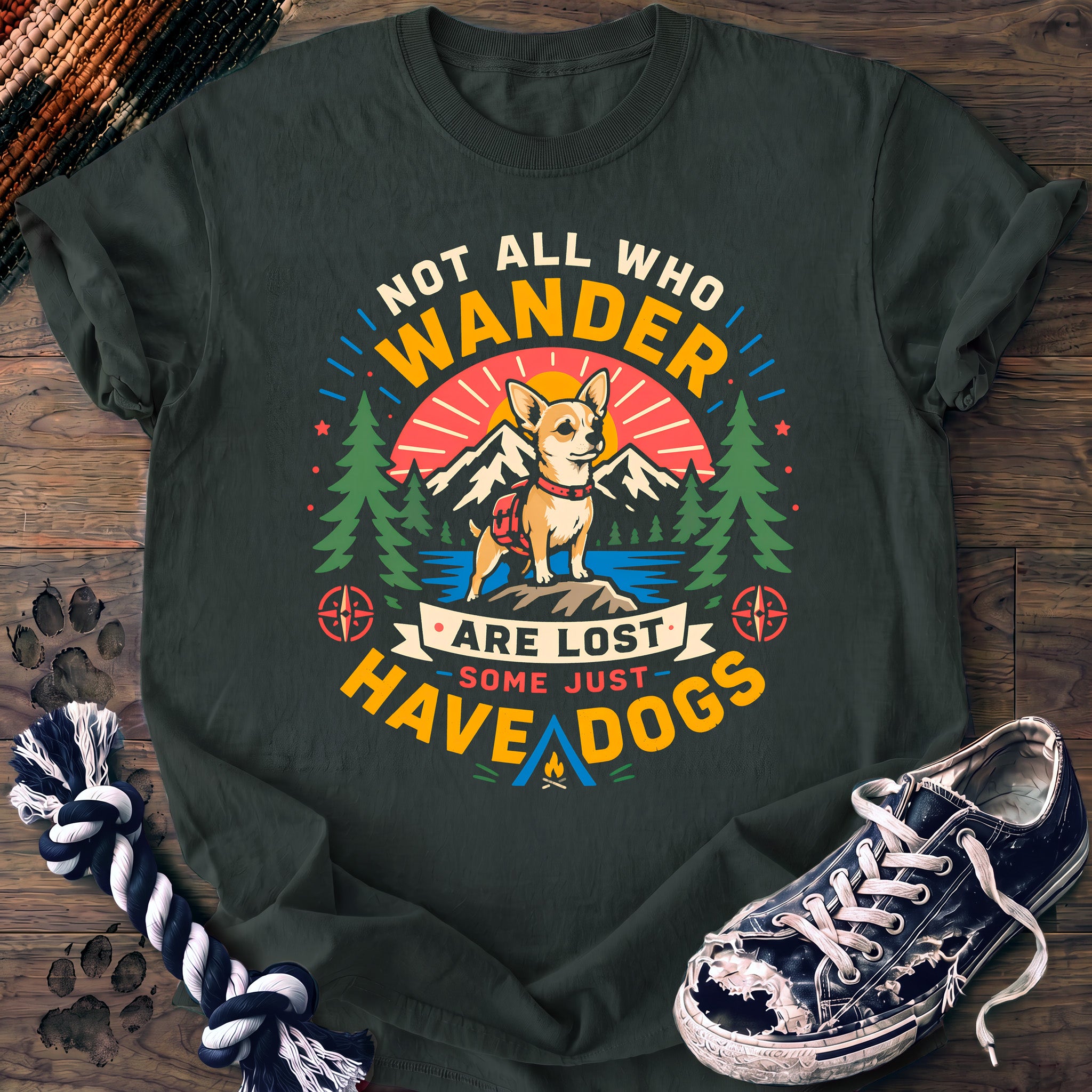 PAWSSION CLUB t-shirt in BlueSpruce color - SKU PC-0055