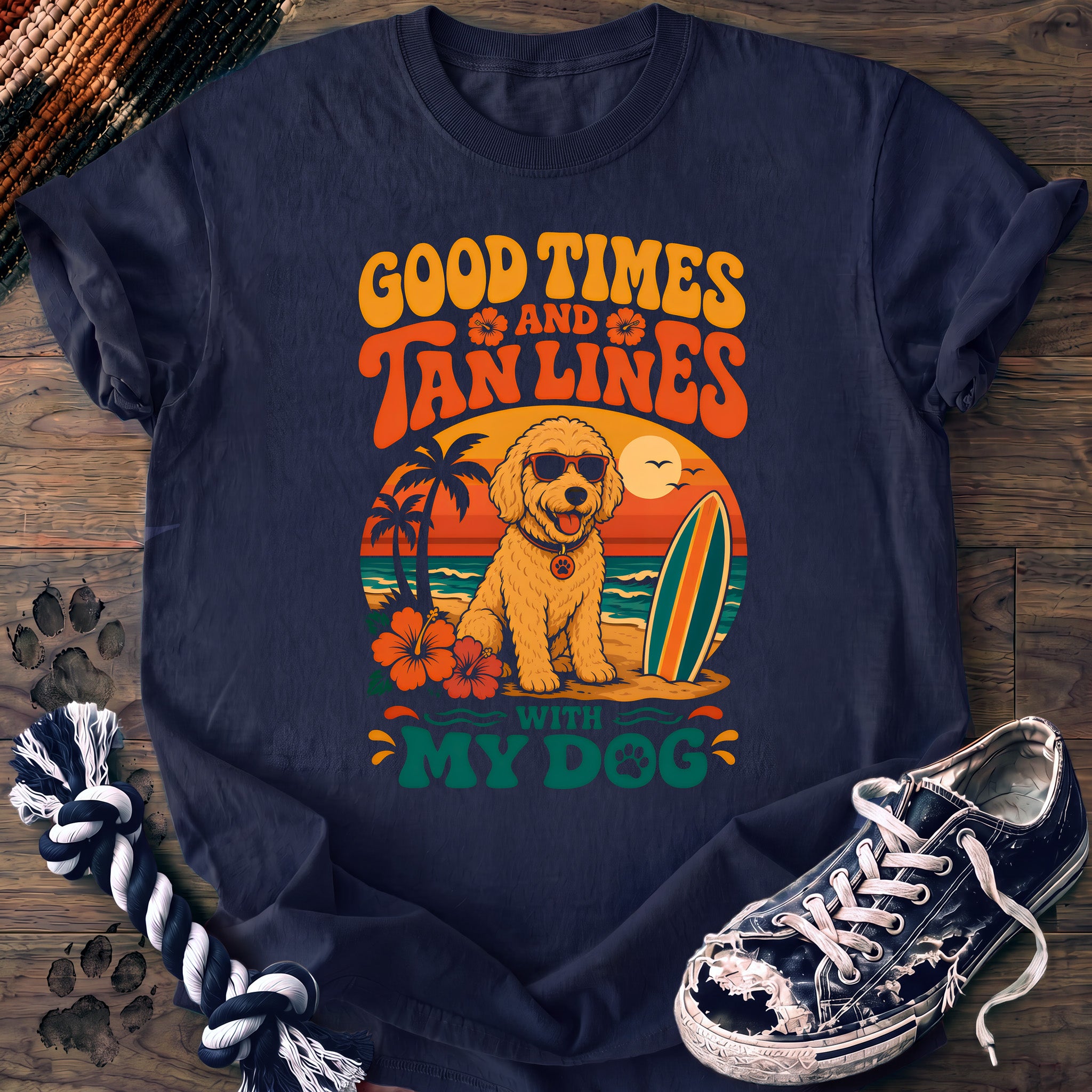 PAWSSION CLUB t-shirt in Navy color - SKU PC-0056