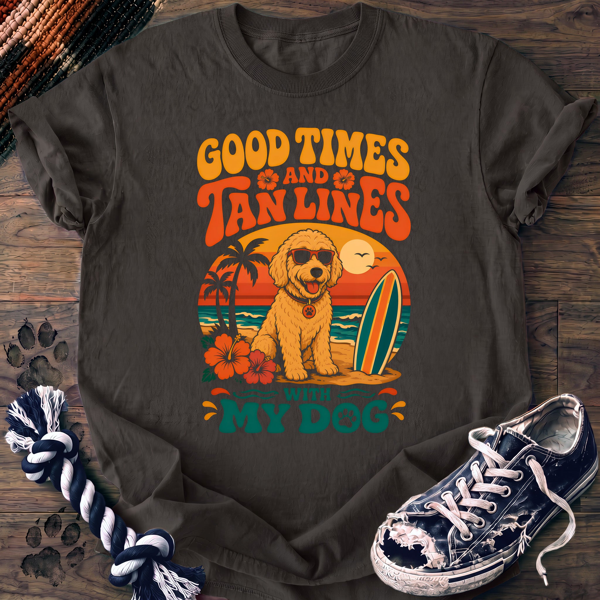 PAWSSION CLUB t-shirt in Pepper color - SKU PC-0056