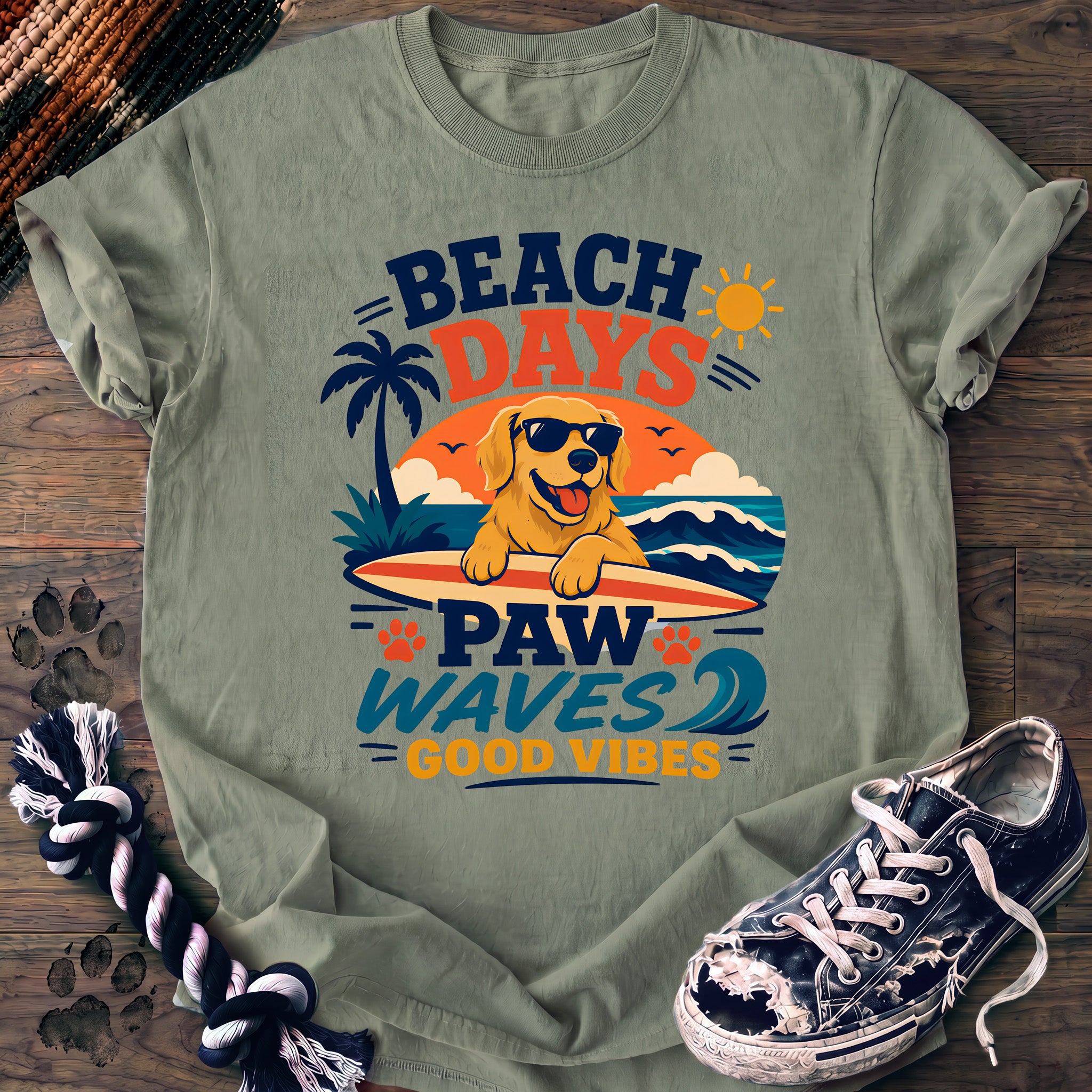 PAWSSION CLUB t-shirt in Bay color - SKU PC-0057