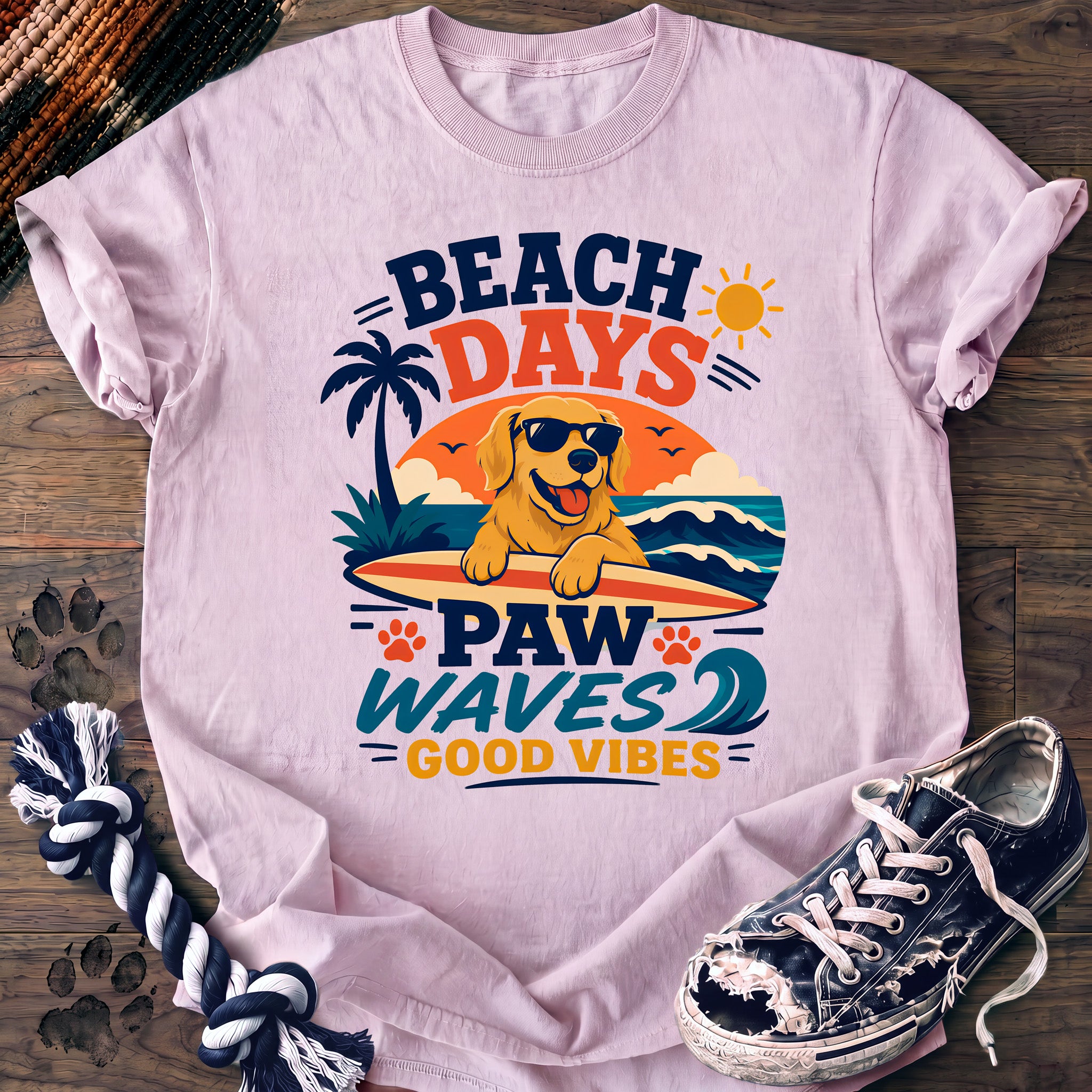 PAWSSION CLUB t-shirt in Blossom color - SKU PC-0057