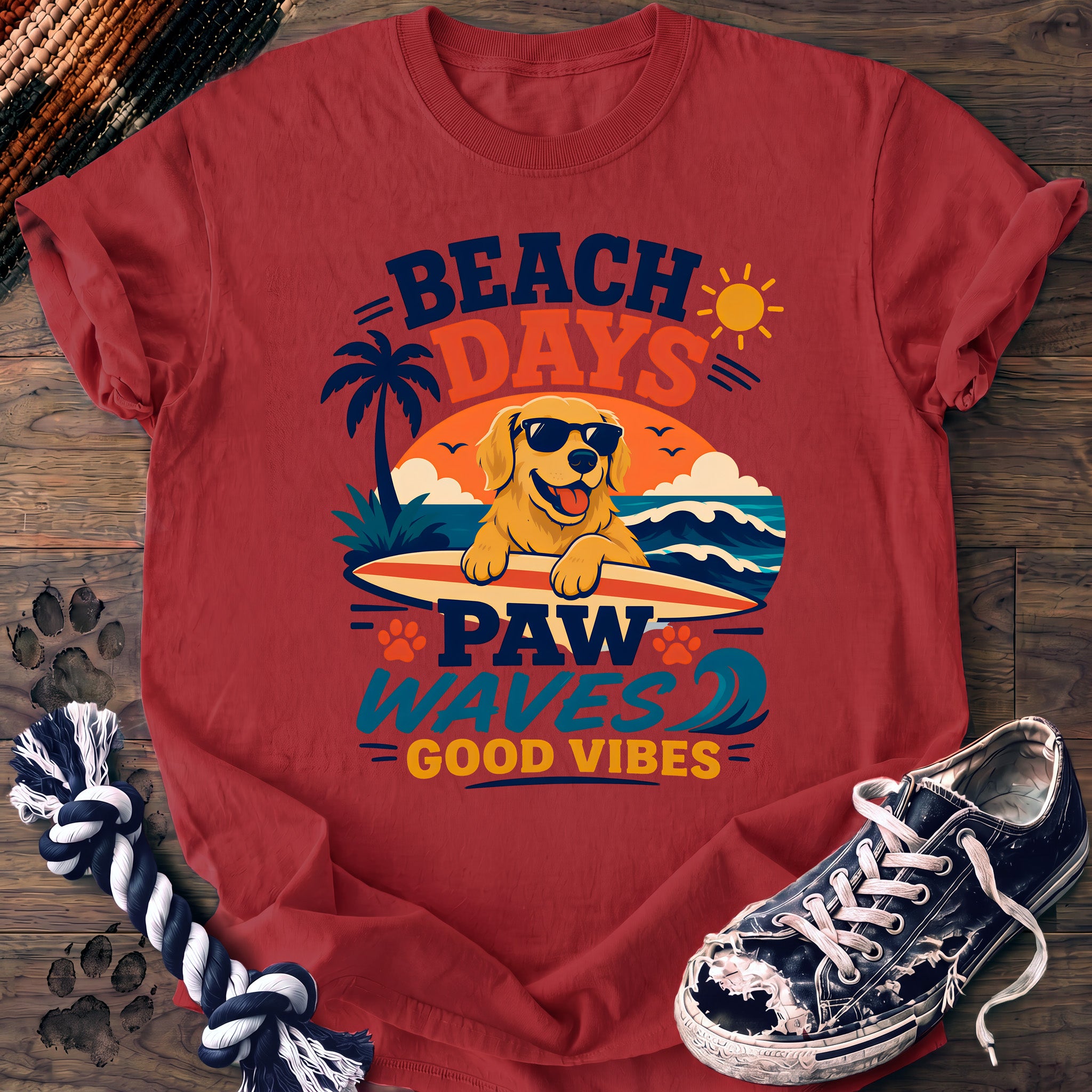 PAWSSION CLUB t-shirt in Watermelon color - SKU PC-0057