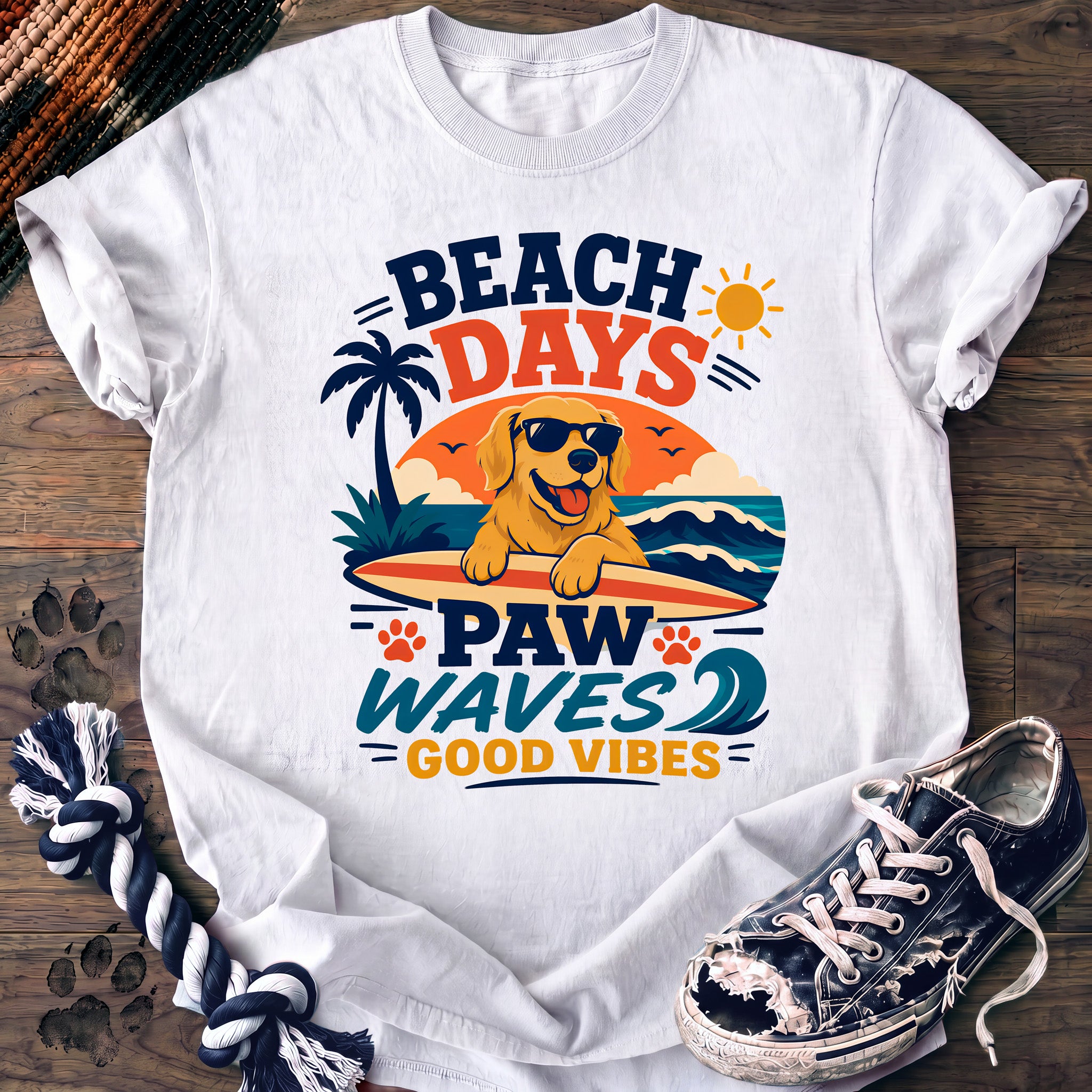 PAWSSION CLUB t-shirt in White color - SKU PC-0057