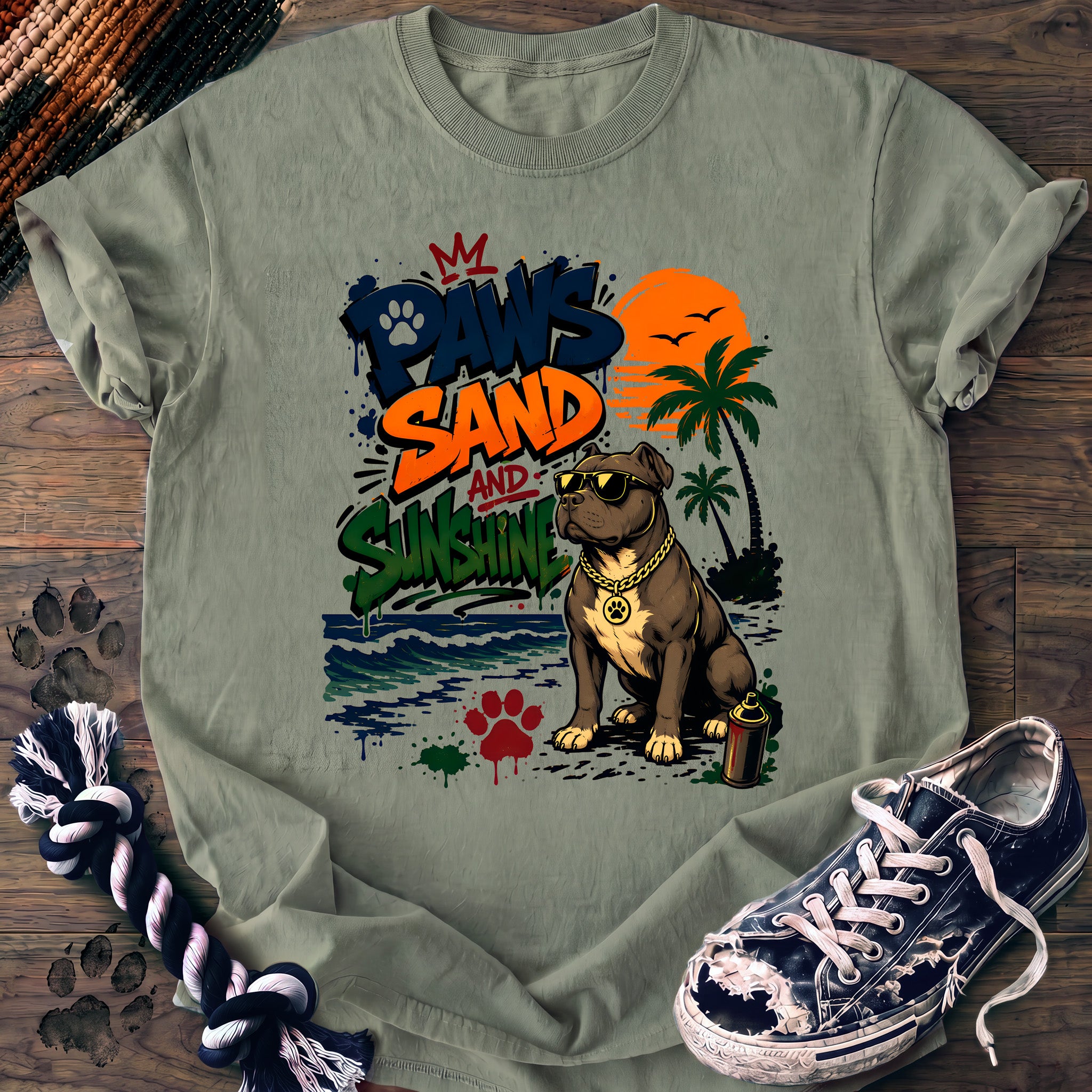 PAWSSION CLUB t-shirt in Bay color - SKU PC-0058