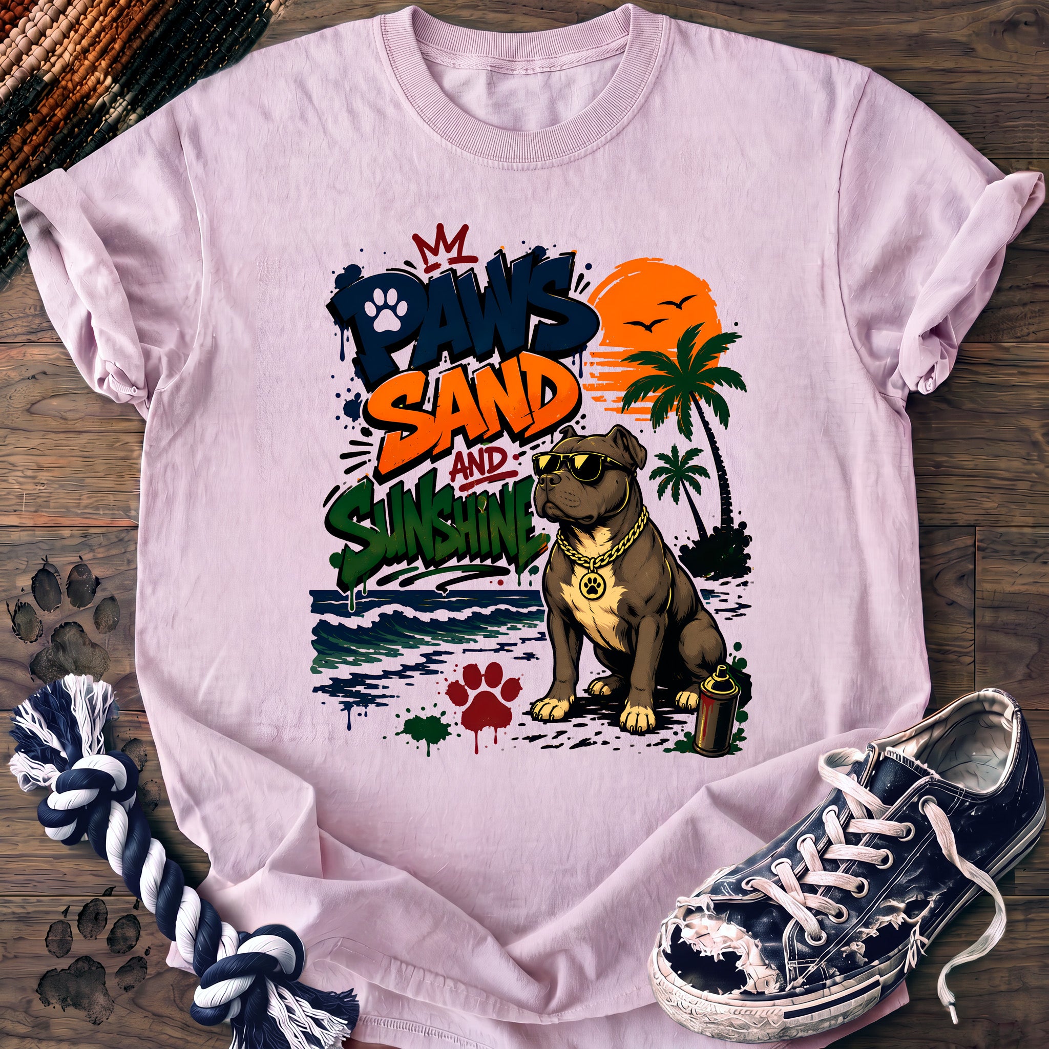 PAWSSION CLUB t-shirt in Blossom color - SKU PC-0058