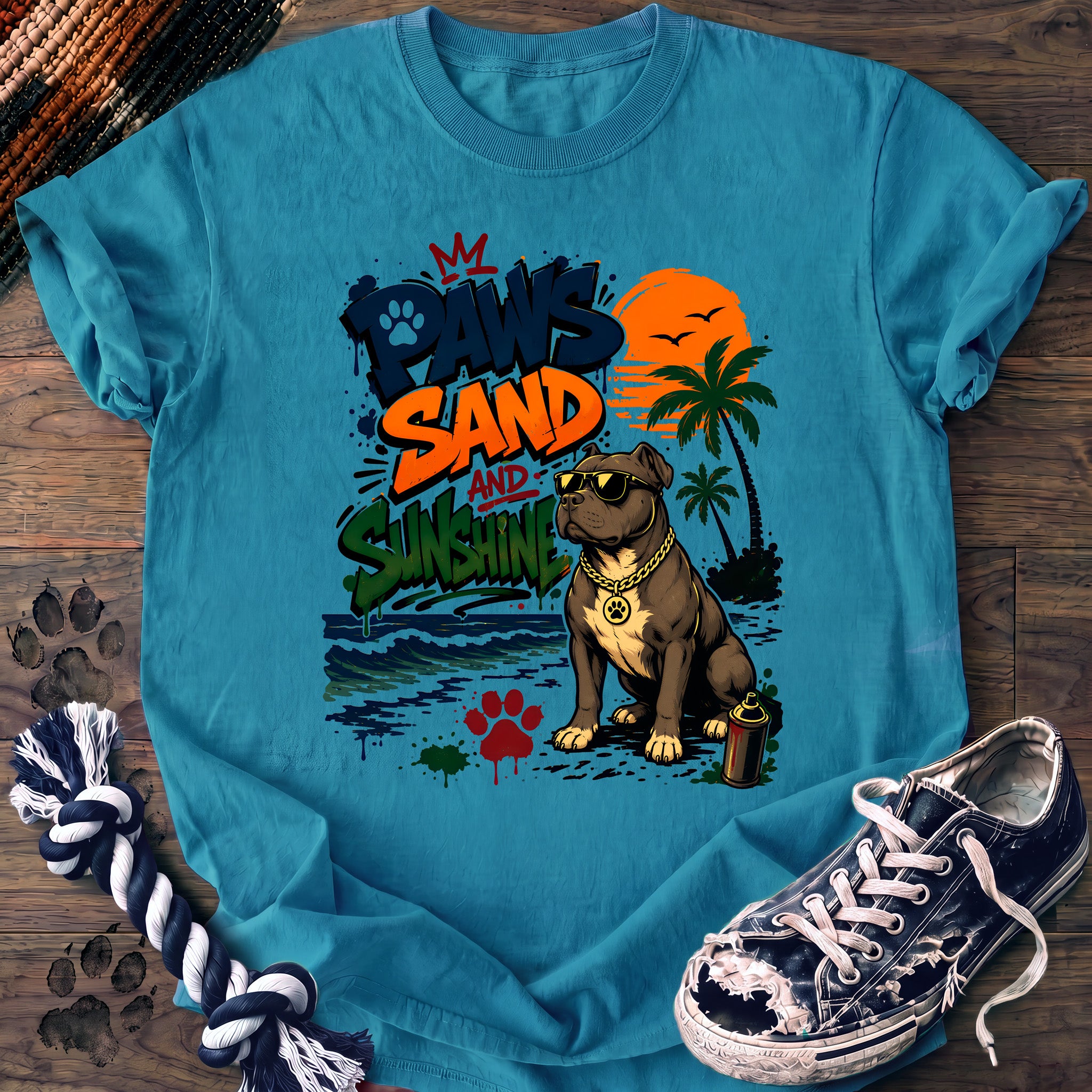 PAWSSION CLUB t-shirt in Sapphire color - SKU PC-0058