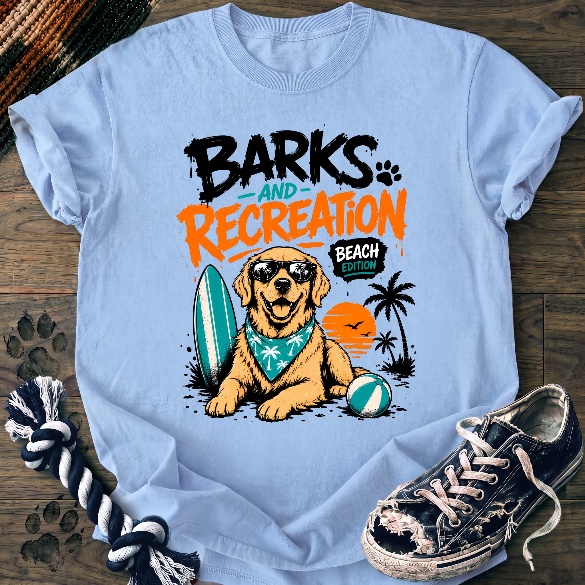 PAWSSION CLUB t-shirt in Chambray color - SKU PC-0061