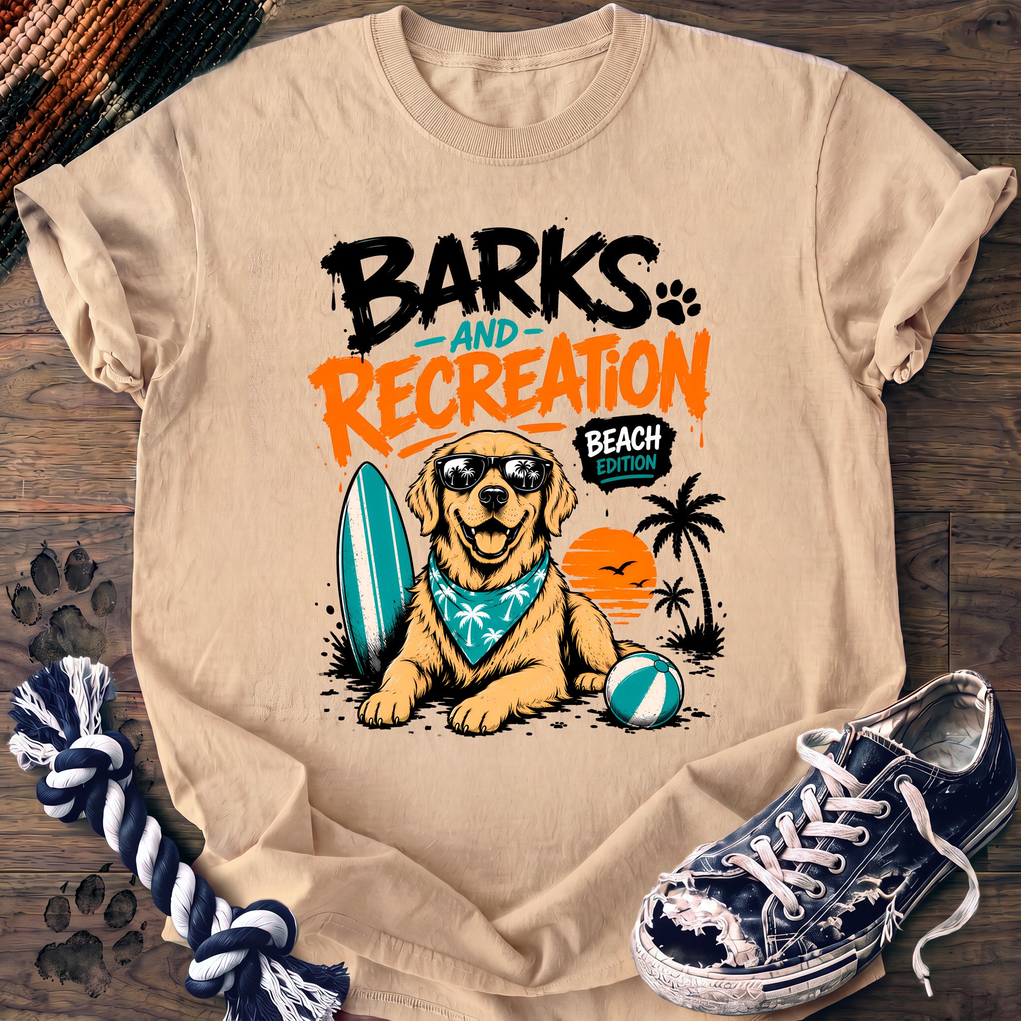 PAWSSION CLUB t-shirt in Ivory color - SKU PC-0061