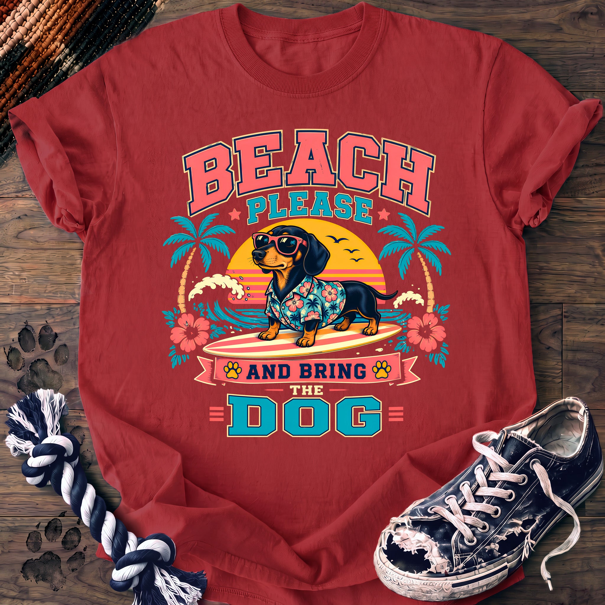 PAWSSION CLUB t-shirt in Watermelon color - SKU PC-0062