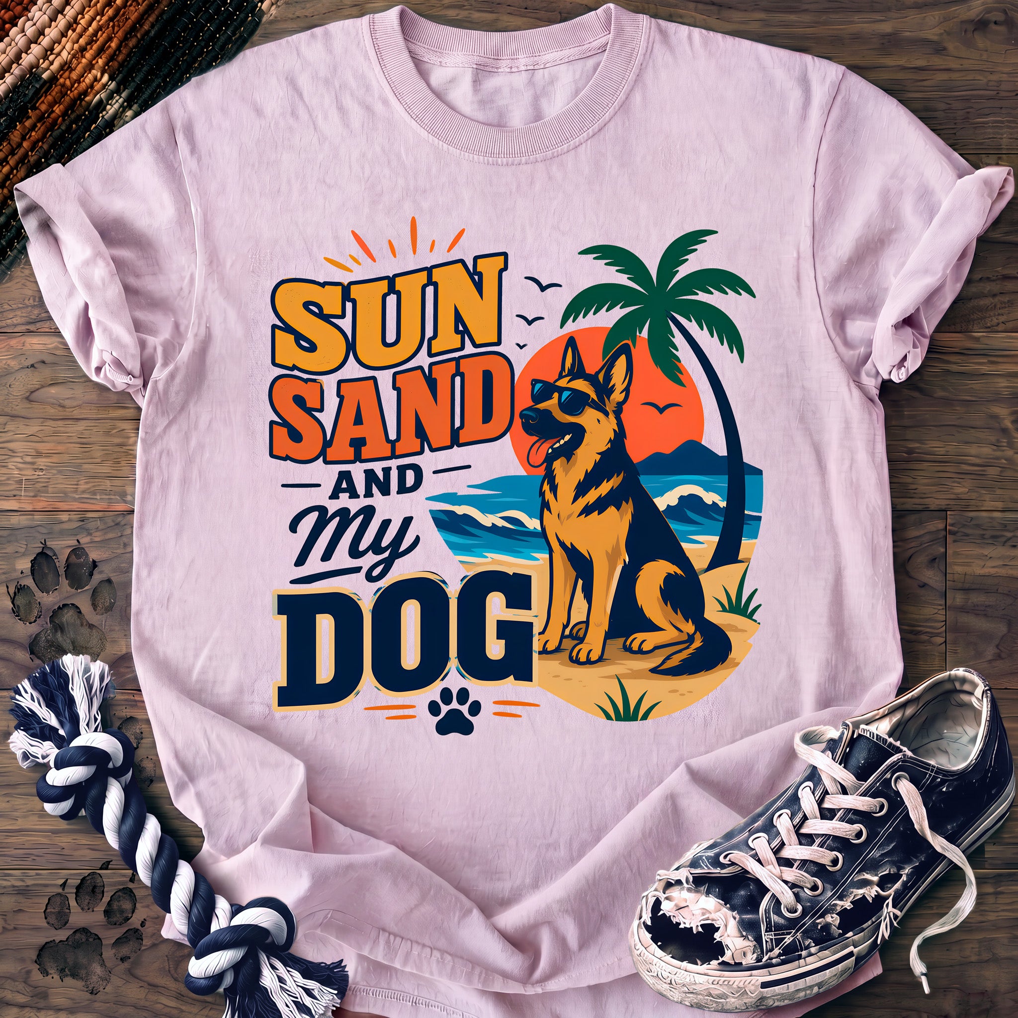 PAWSSION CLUB t-shirt in Blossom color - SKU PC-0063