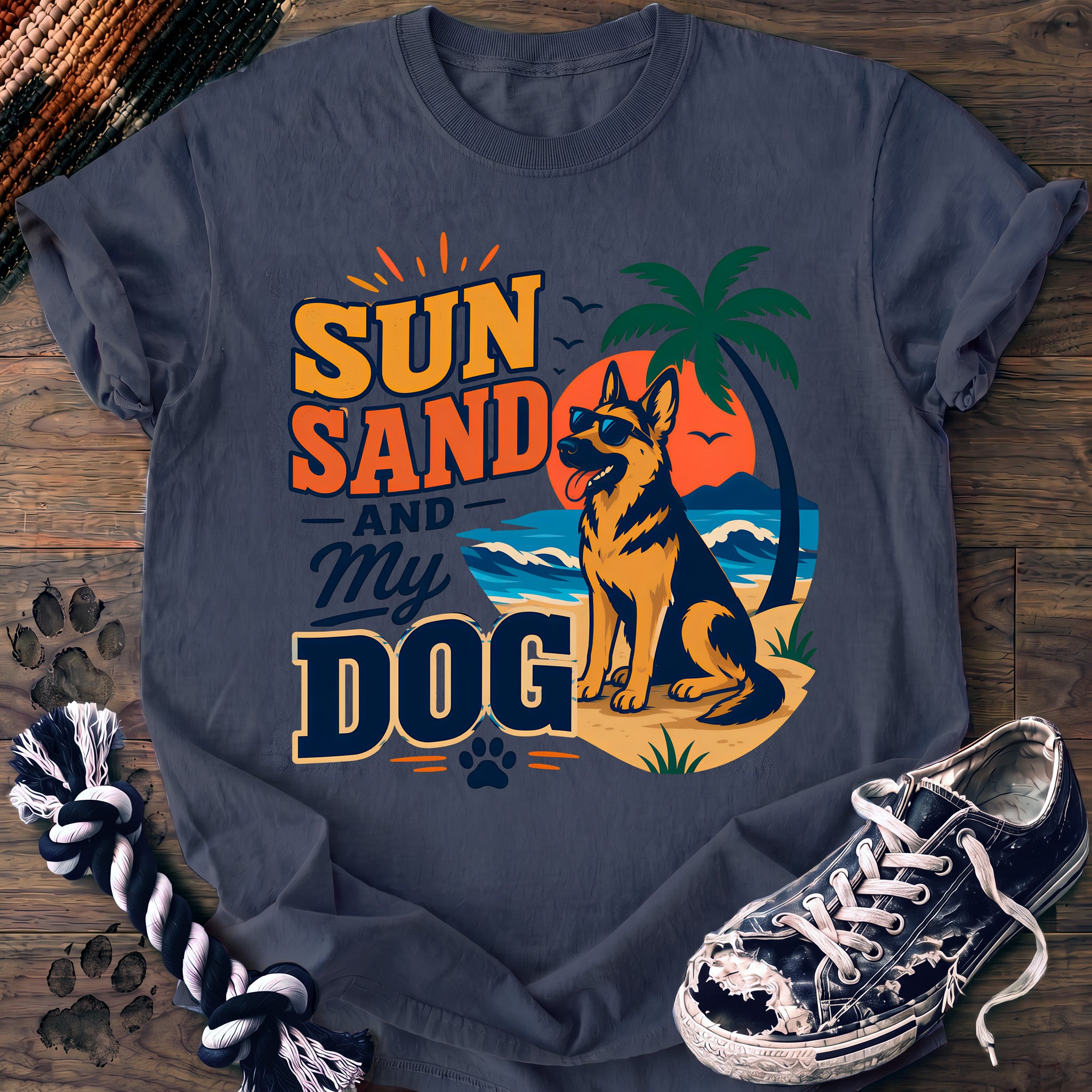 PAWSSION CLUB t-shirt in BlueJean color - SKU PC-0063