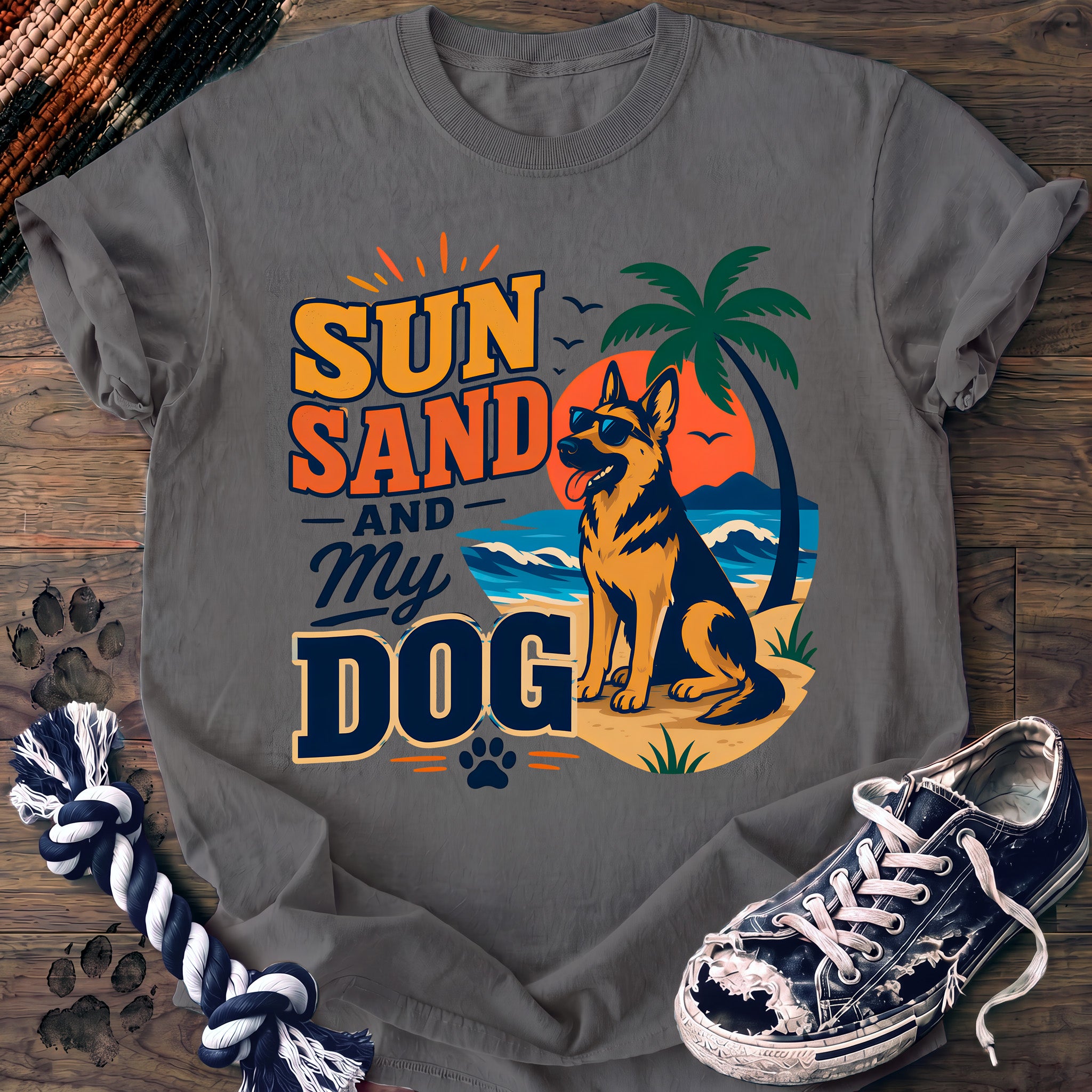 PAWSSION CLUB t-shirt in Grey color - SKU PC-0063