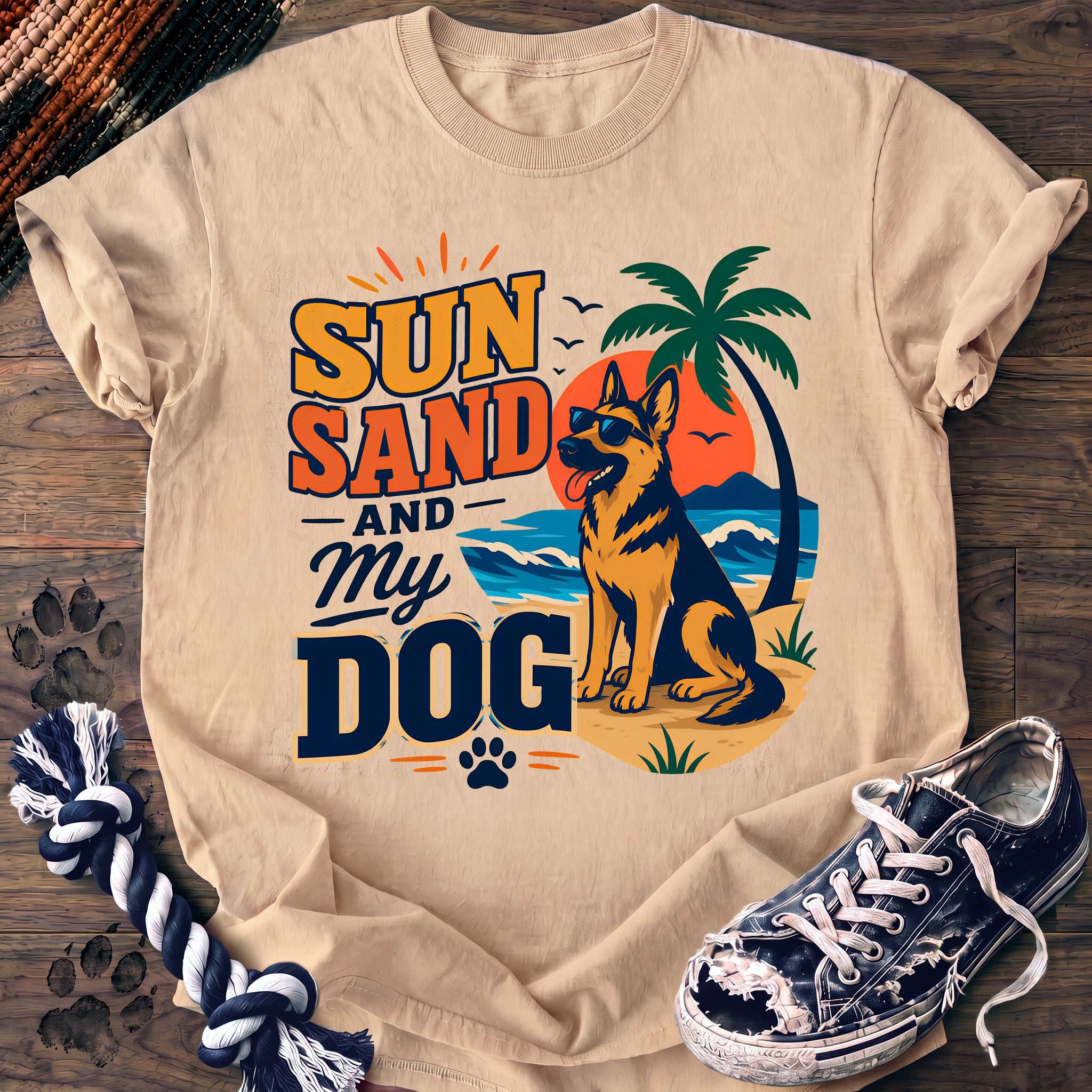 PAWSSION CLUB t-shirt in Ivory color - SKU PC-0063