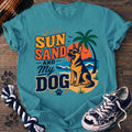 PAWSSION CLUB t-shirt in LagoonBlue color - SKU PC-0063
