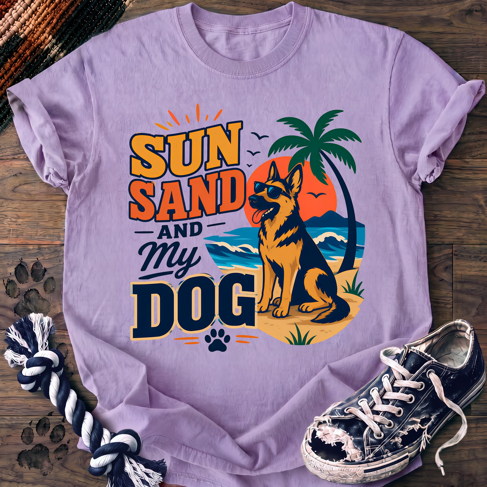 PAWSSION CLUB t-shirt in Orchid color - SKU PC-0063