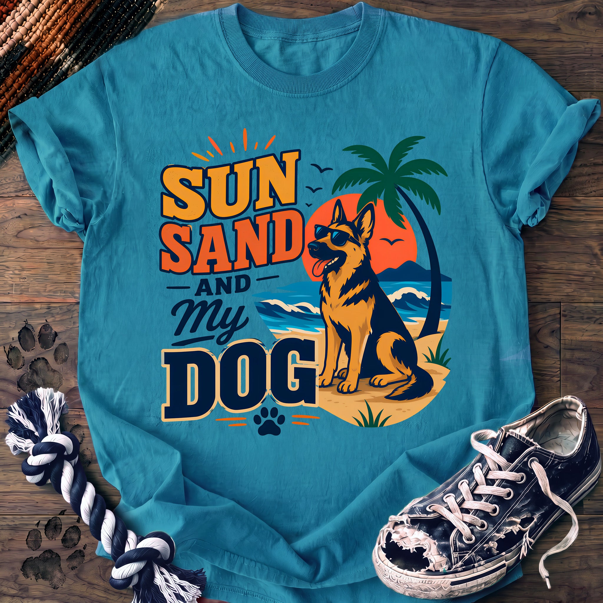 PAWSSION CLUB t-shirt in Sapphire color - SKU PC-0063