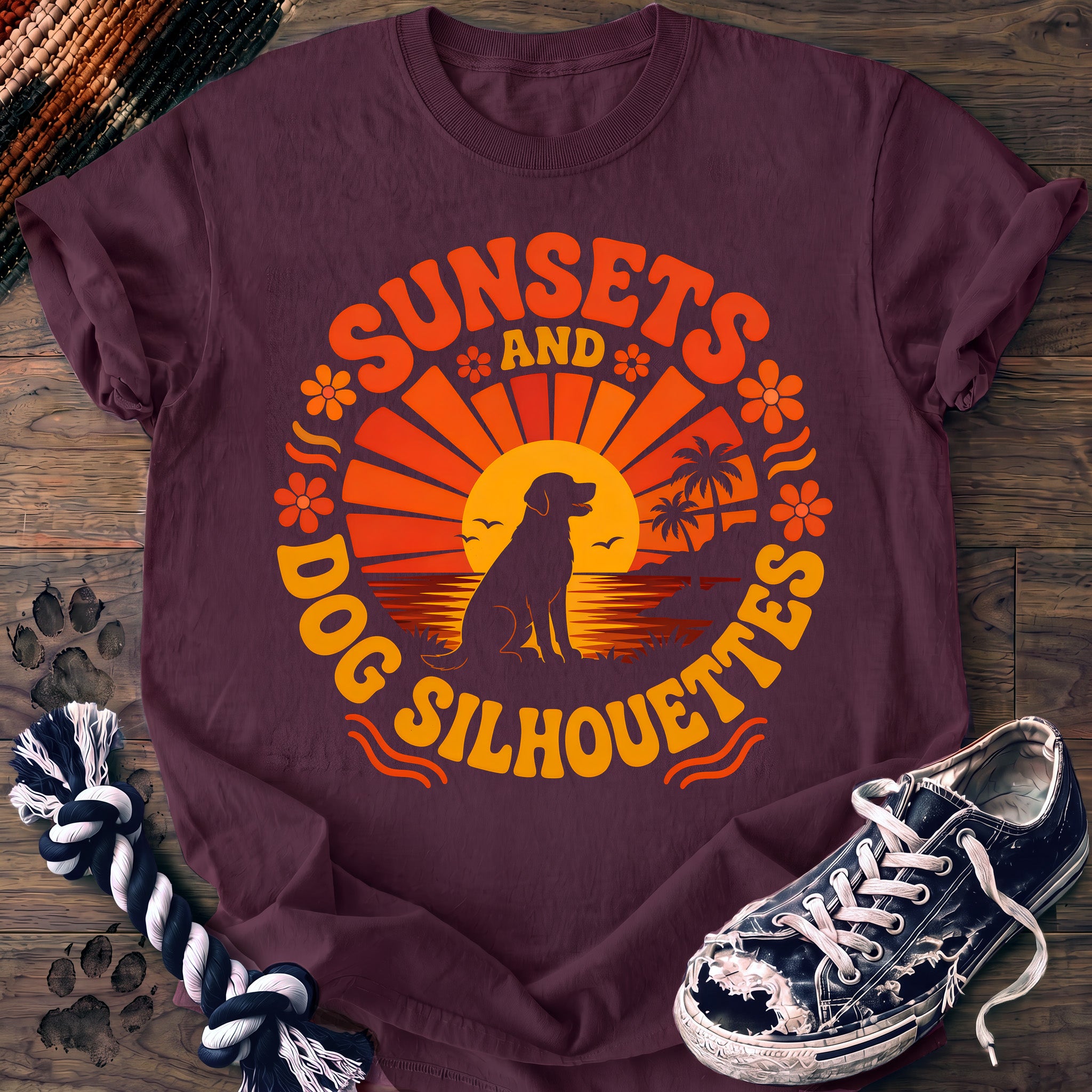 PAWSSION CLUB t-shirt in Berry color - SKU PC-0064