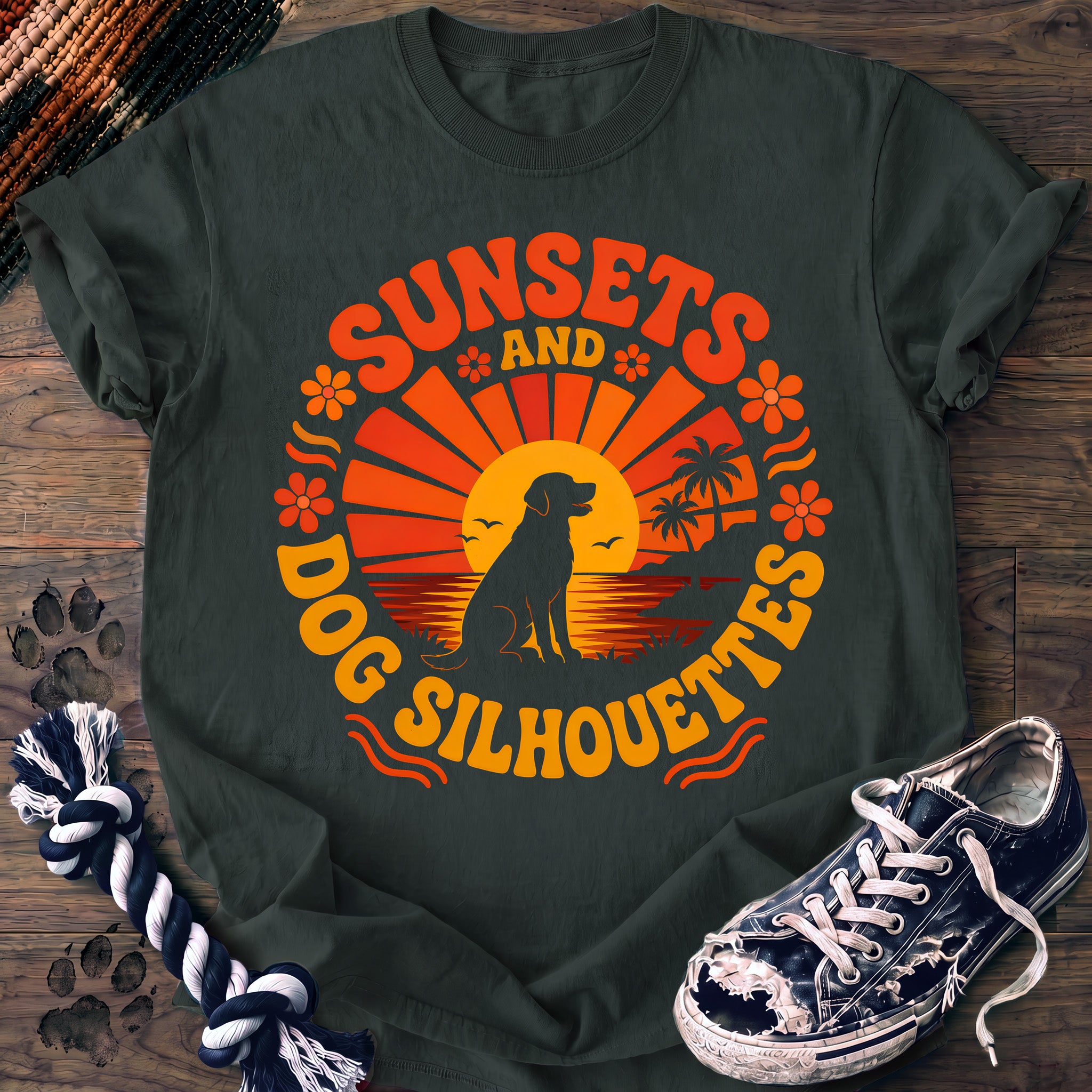 PAWSSION CLUB t-shirt in BlueSpruce color - SKU PC-0064