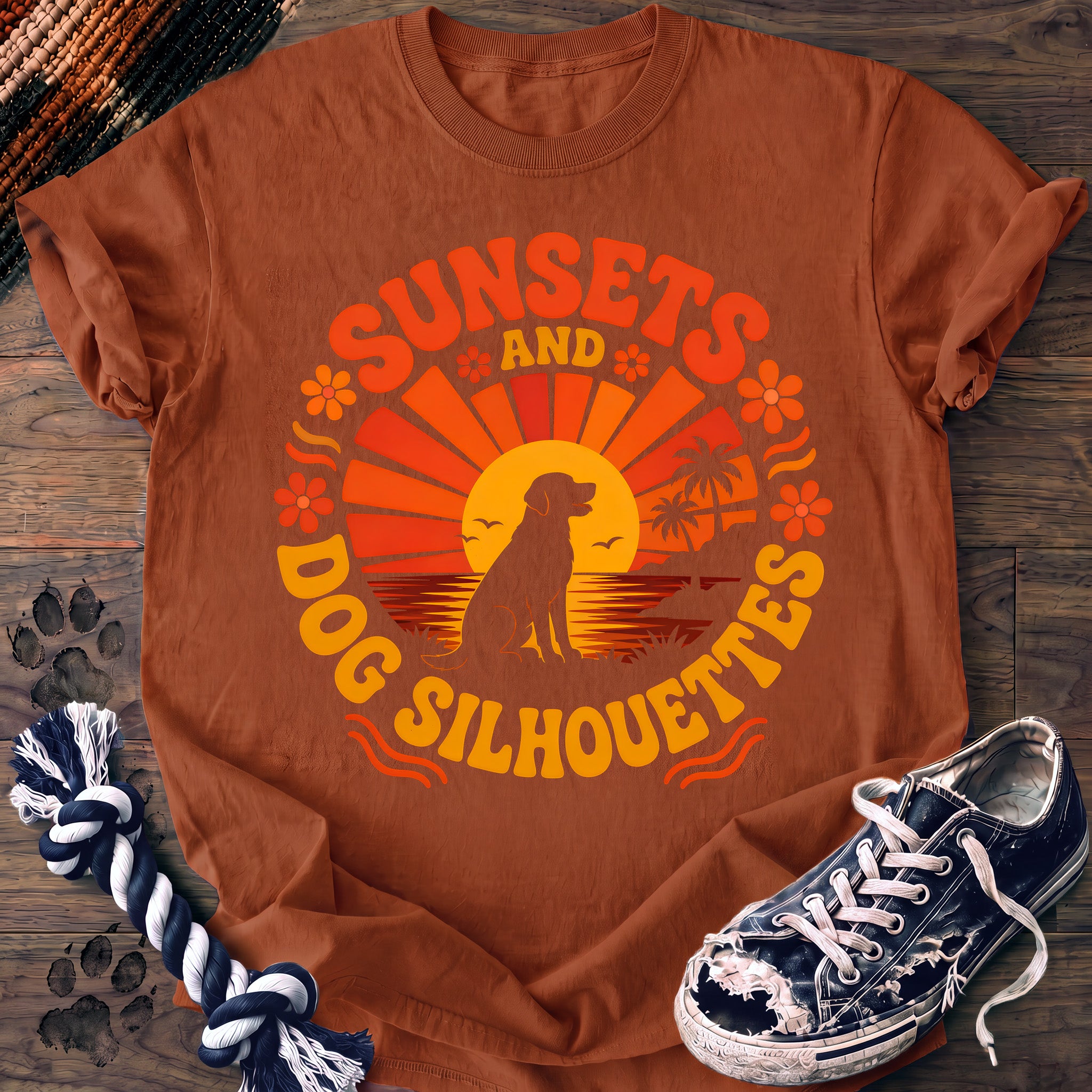 PAWSSION CLUB t-shirt in Yam color - SKU PC-0064