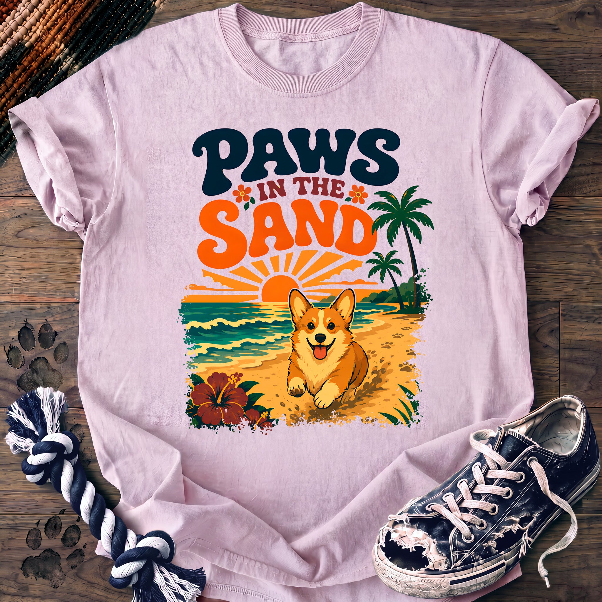 PAWSSION CLUB t-shirt in Blossom color - SKU PC-0065