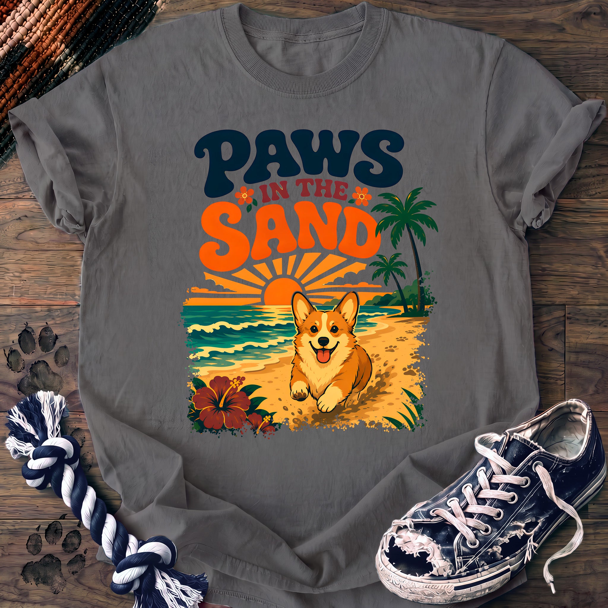 PAWSSION CLUB t-shirt in Grey color - SKU PC-0065