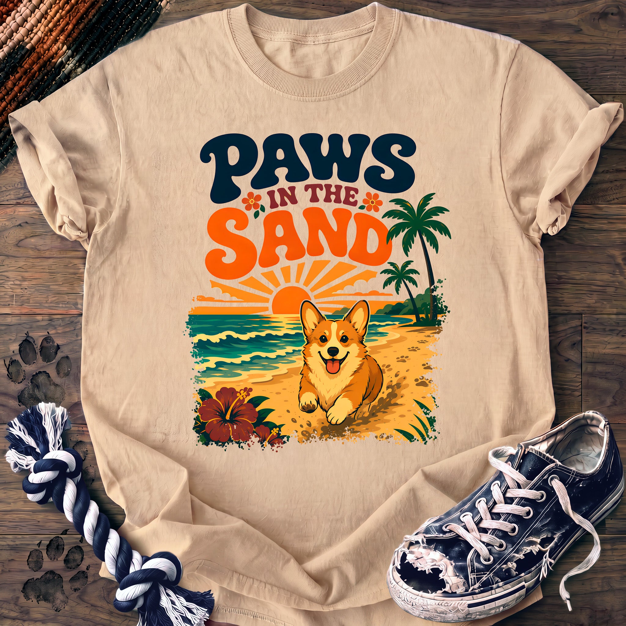 PAWSSION CLUB t-shirt in Ivory color - SKU PC-0065