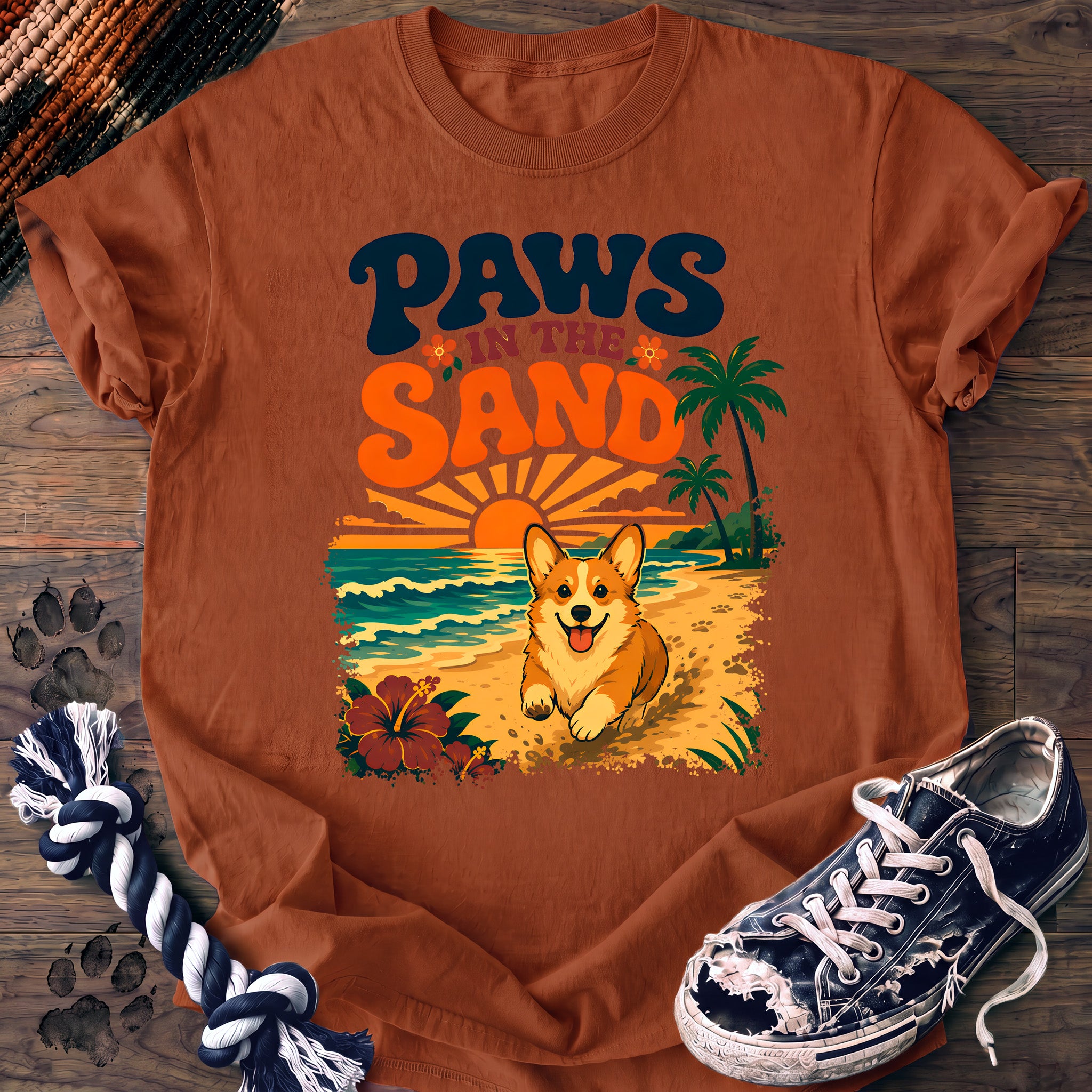 PAWSSION CLUB t-shirt in Yam color - SKU PC-0065