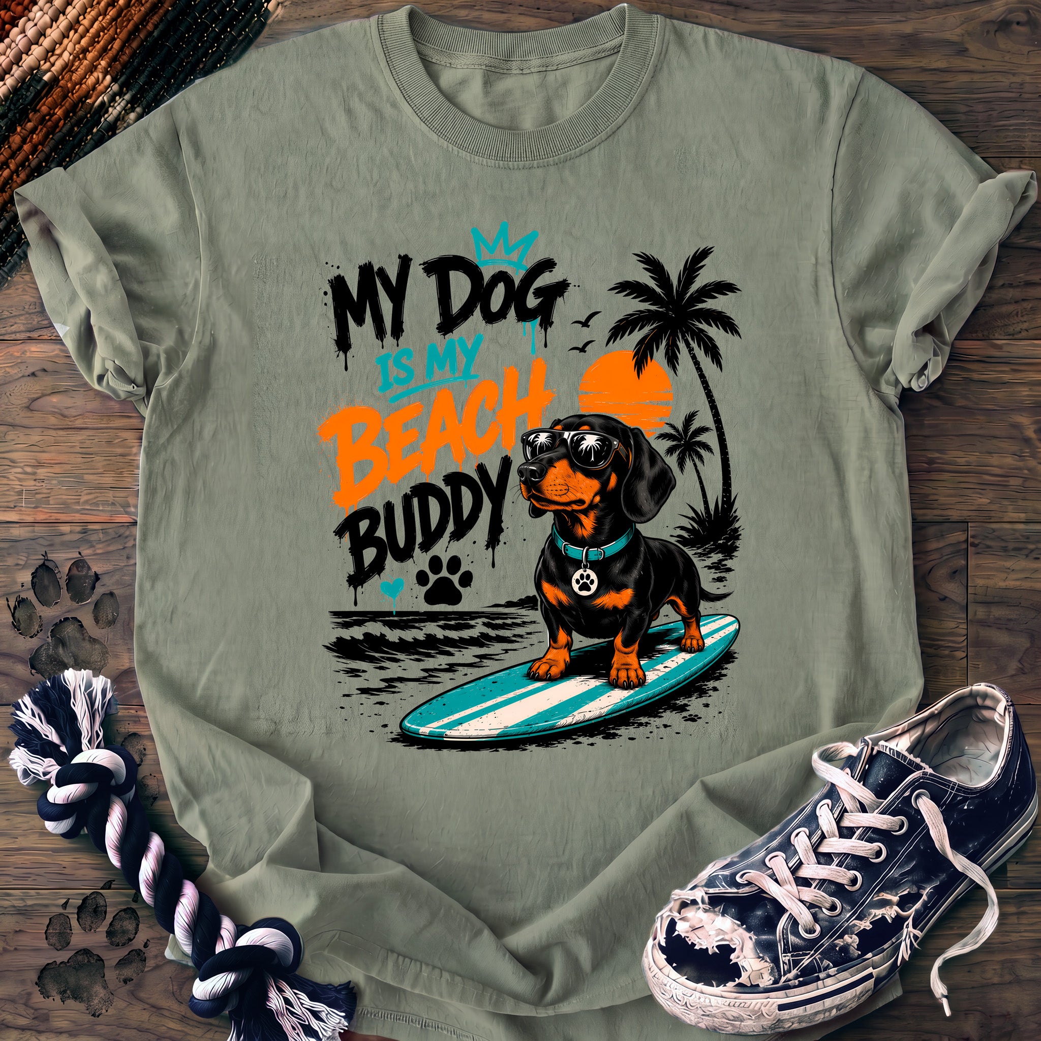 PAWSSION CLUB t-shirt in Bay color - SKU PC-0066