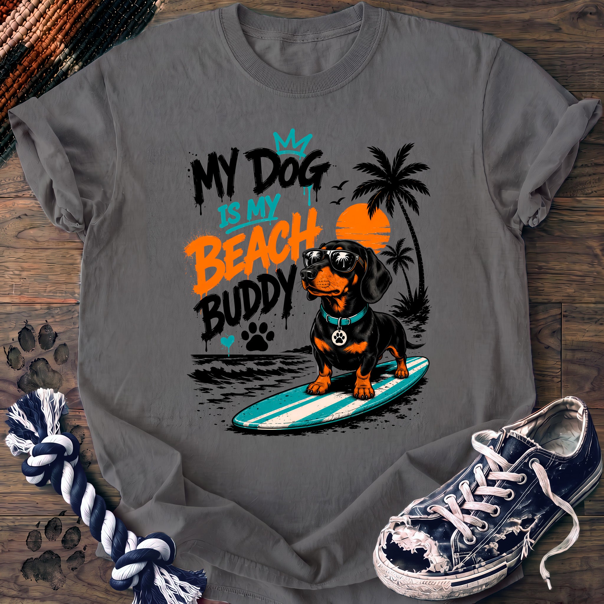 PAWSSION CLUB t-shirt in Grey color - SKU PC-0066
