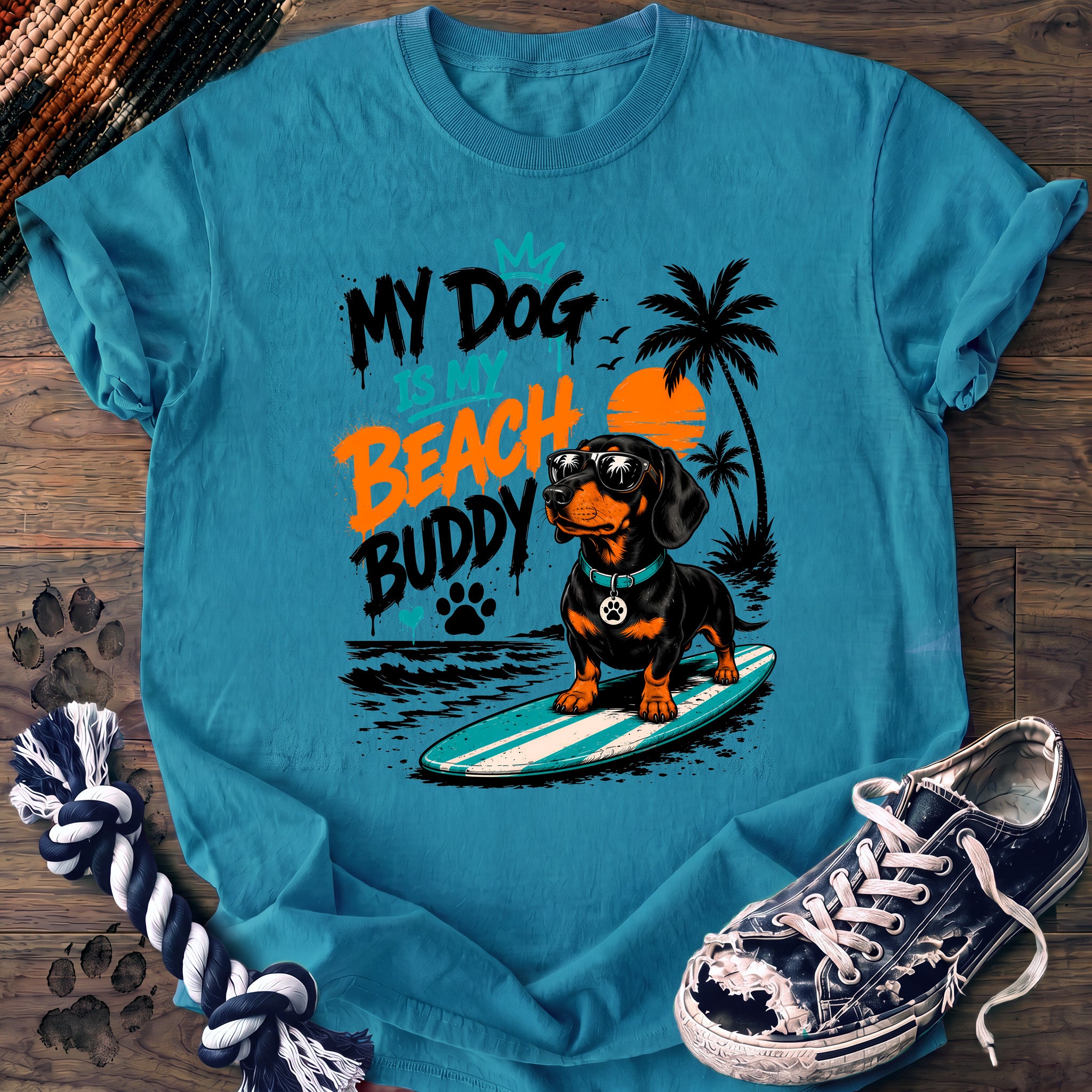 PAWSSION CLUB t-shirt in Sapphire color - SKU PC-0066