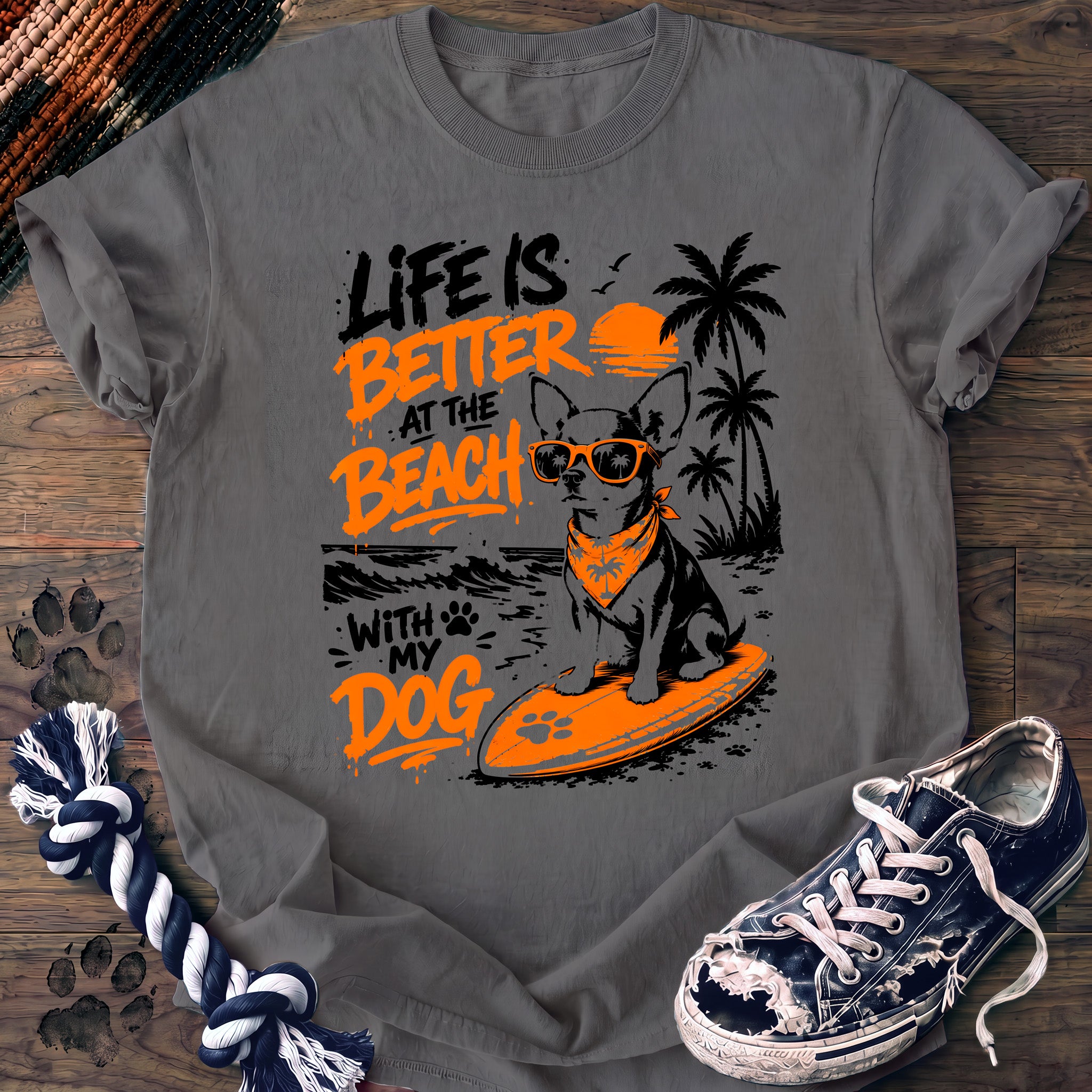 PAWSSION CLUB t-shirt in Grey color - SKU PC-0067