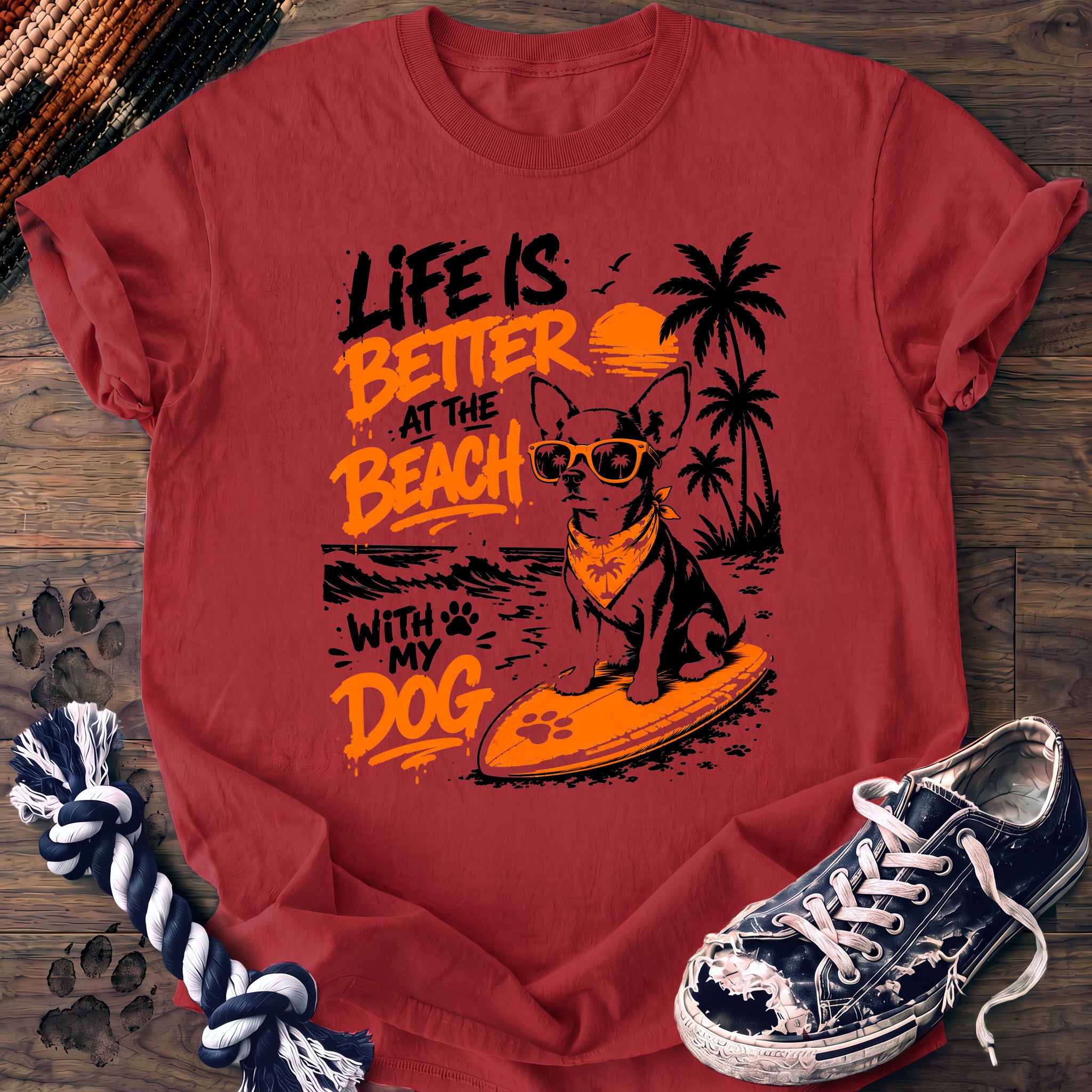 PAWSSION CLUB t-shirt in Watermelon color - SKU PC-0067