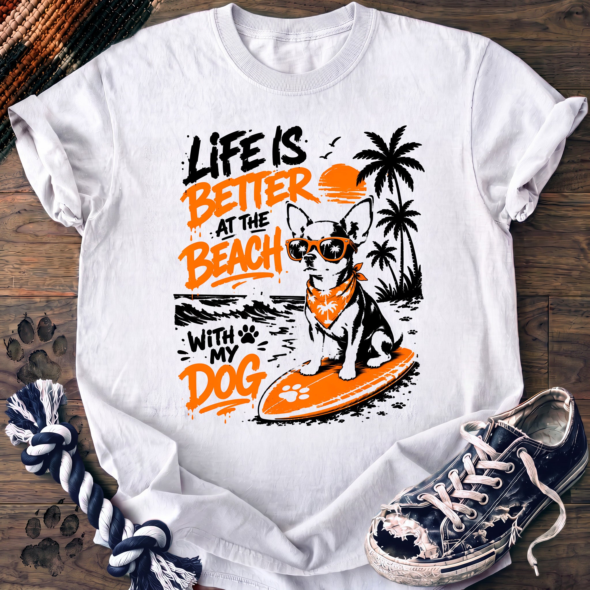 PAWSSION CLUB t-shirt in White color - SKU PC-0067