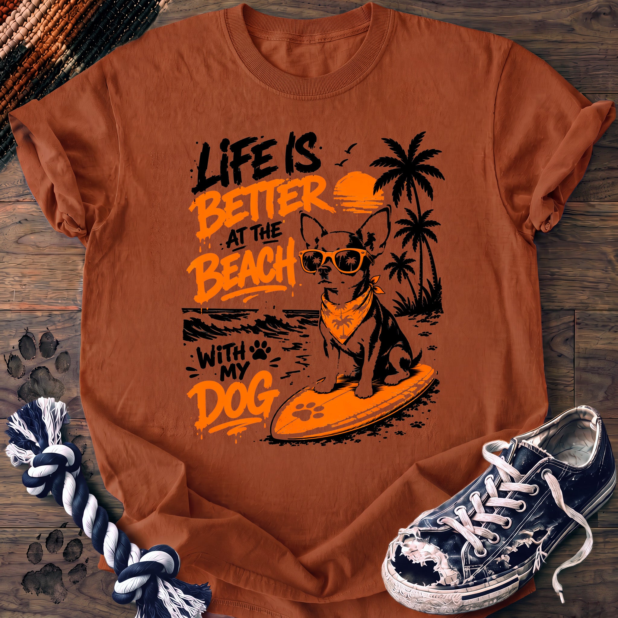 PAWSSION CLUB t-shirt in Yam color - SKU PC-0067