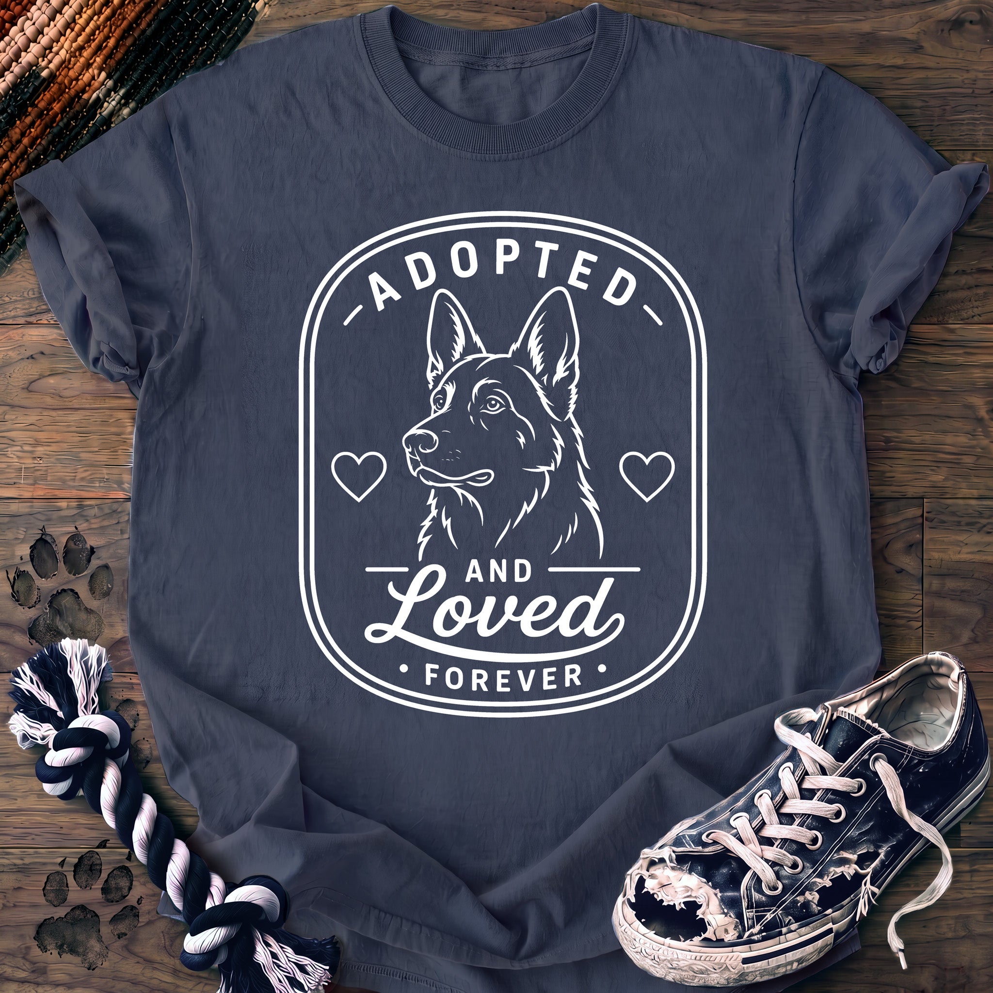 PAWSSION CLUB t-shirt in BlueJean color - SKU PC-0068