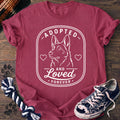 PAWSSION CLUB t-shirt in Crunchberry color - SKU PC-0068