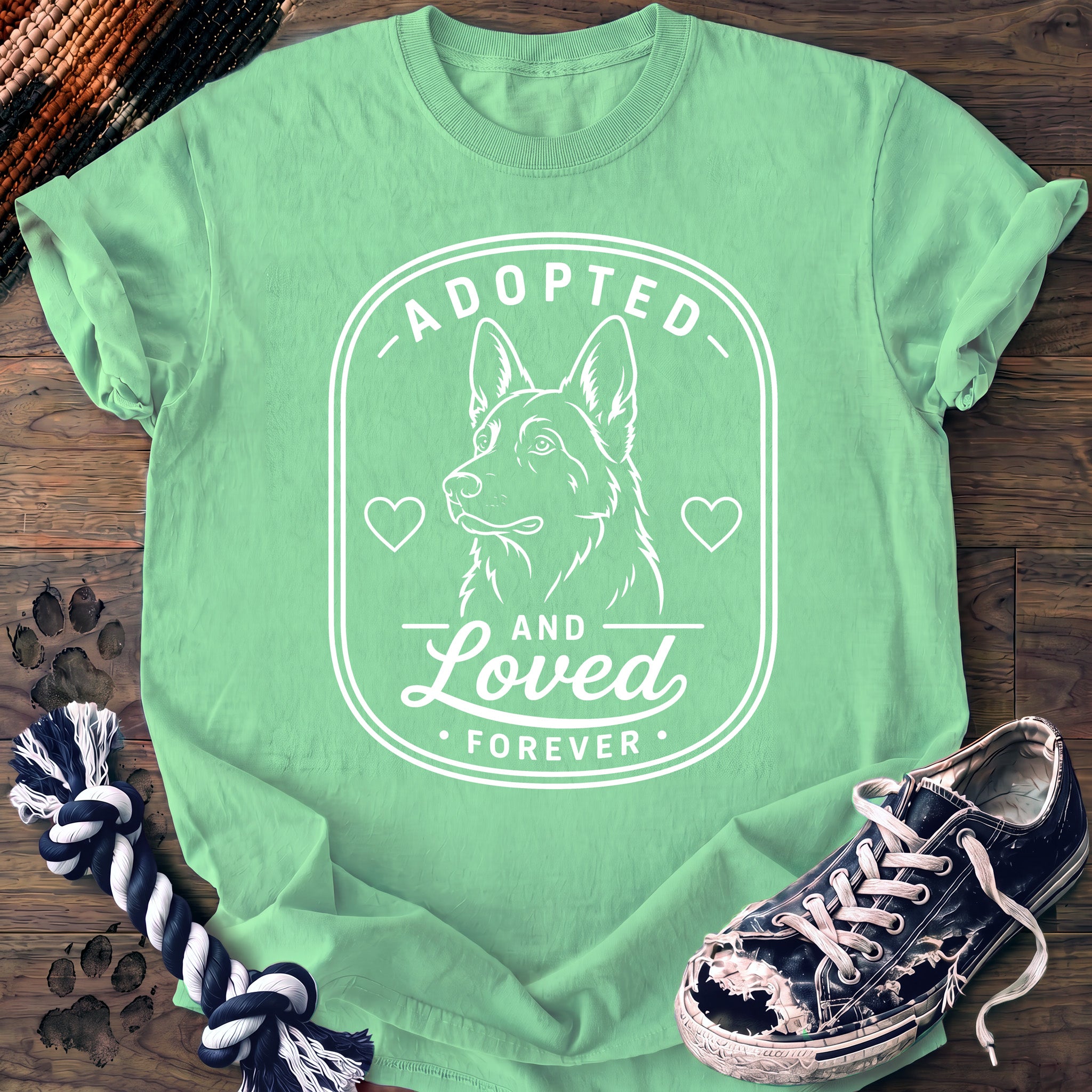 PAWSSION CLUB t-shirt in IslandReef color - SKU PC-0068