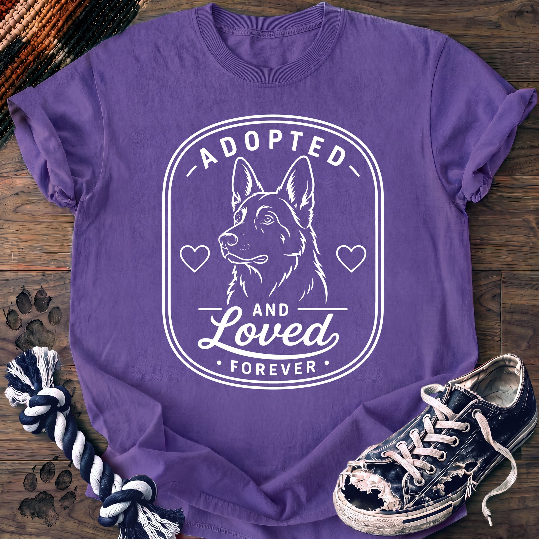 PAWSSION CLUB t-shirt in Violet color - SKU PC-0068