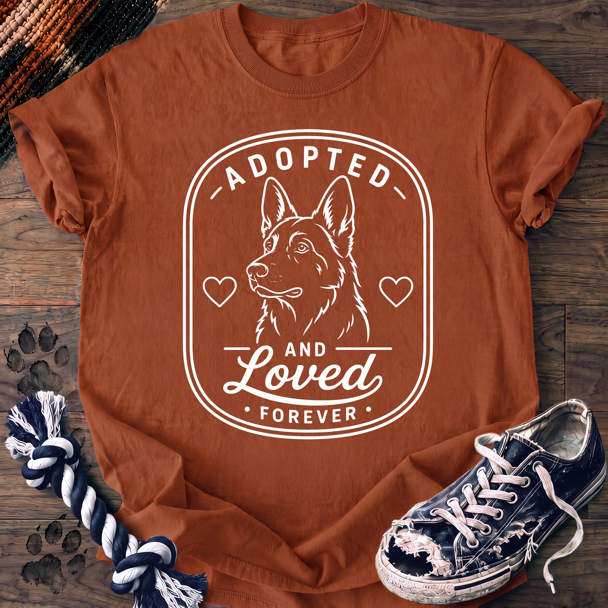 PAWSSION CLUB t-shirt in Yam color - SKU PC-0068