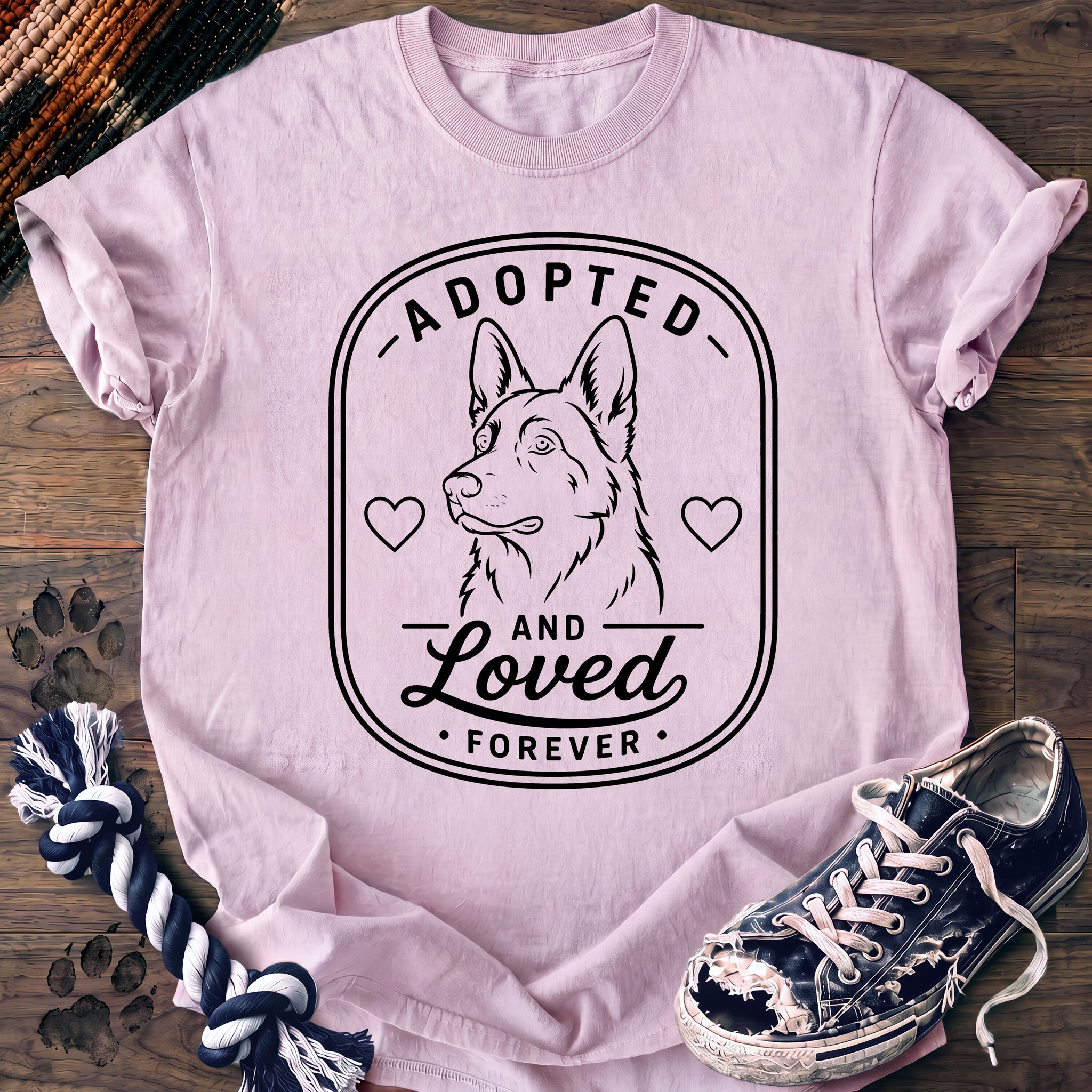 PAWSSION CLUB t-shirt in Blossom color - SKU PC-0069
