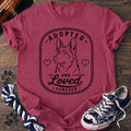 PAWSSION CLUB t-shirt in Crunchberry color - SKU PC-0069
